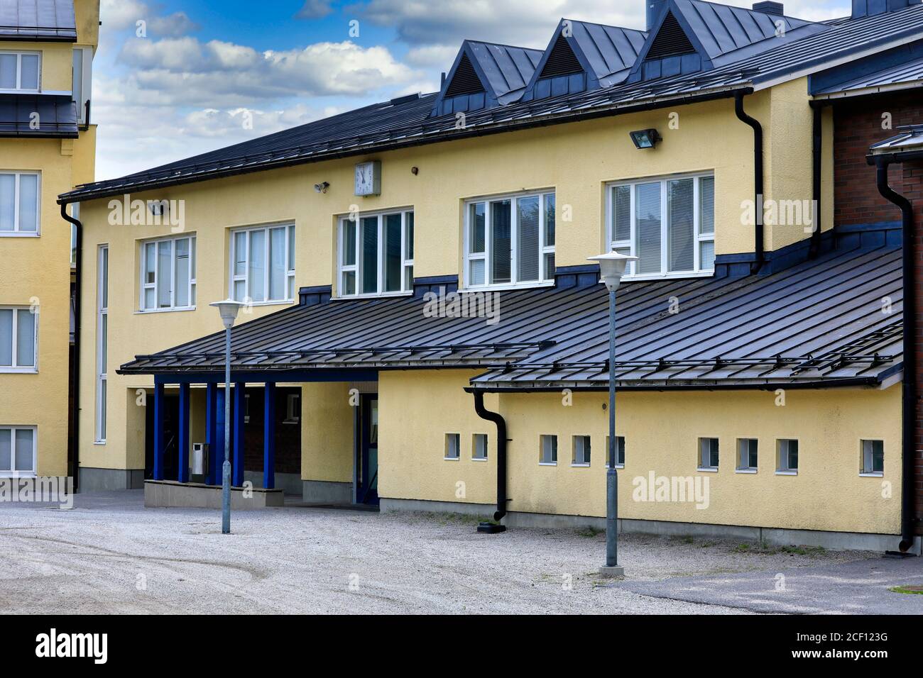 Alhainen School Alhaisten Koulu Salo Finland In Early August alhainen-school-alhaisten-koulu-salo-finland-in-early-august