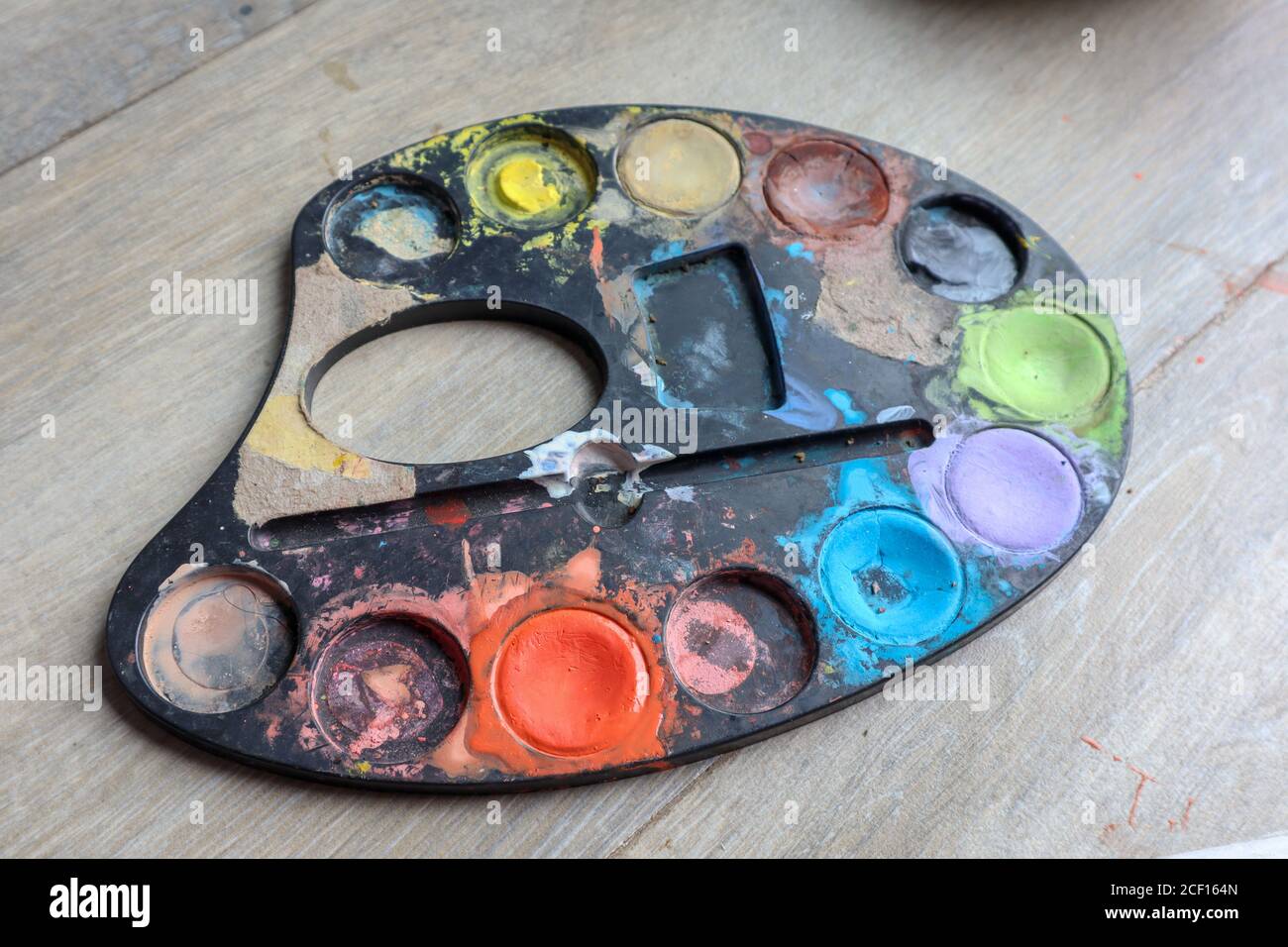 Color palette with different colors. Artist paint board. Colorful board  Stock Photo - Alamy