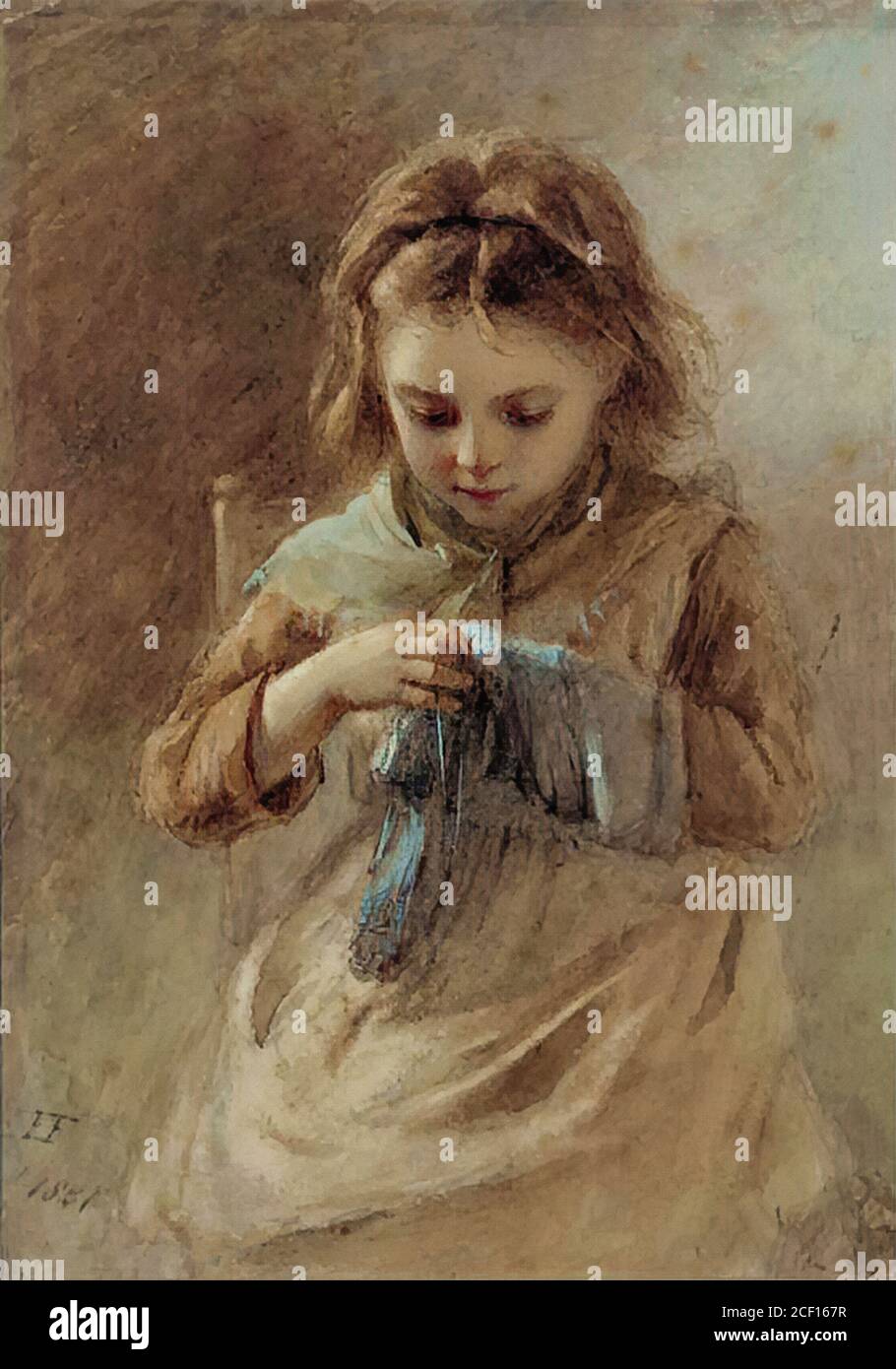 Seamstress Painting High Resolution Stock Photography and Images Alamy