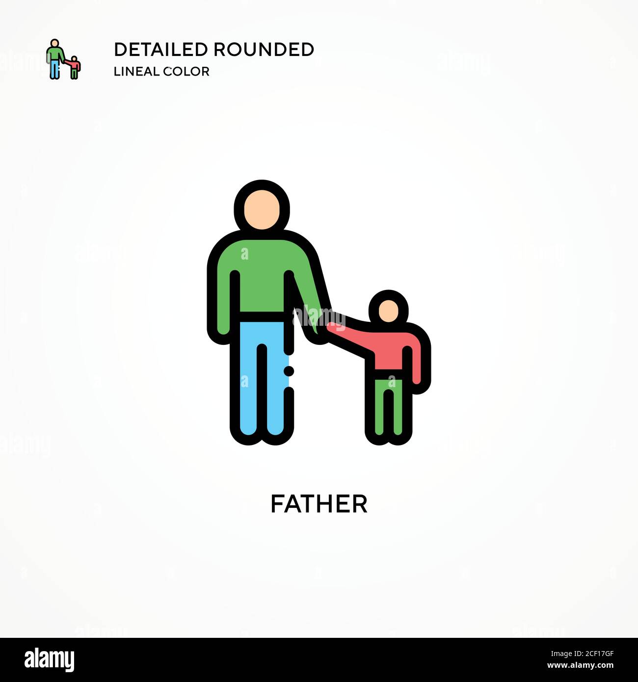 Father vector icon. Modern vector illustration concepts. Easy to edit ...