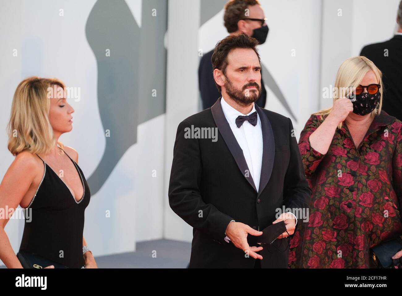 Palazzo del Cinema, Lido, Venice, Italy. 2nd Sep, 2020. Matt Dillon, Ludivine Sagnier, Veronika Franz on the red carpet at the Opening Ceremony. Picture by Credit: Julie Edwards/Alamy Live News Stock Photo