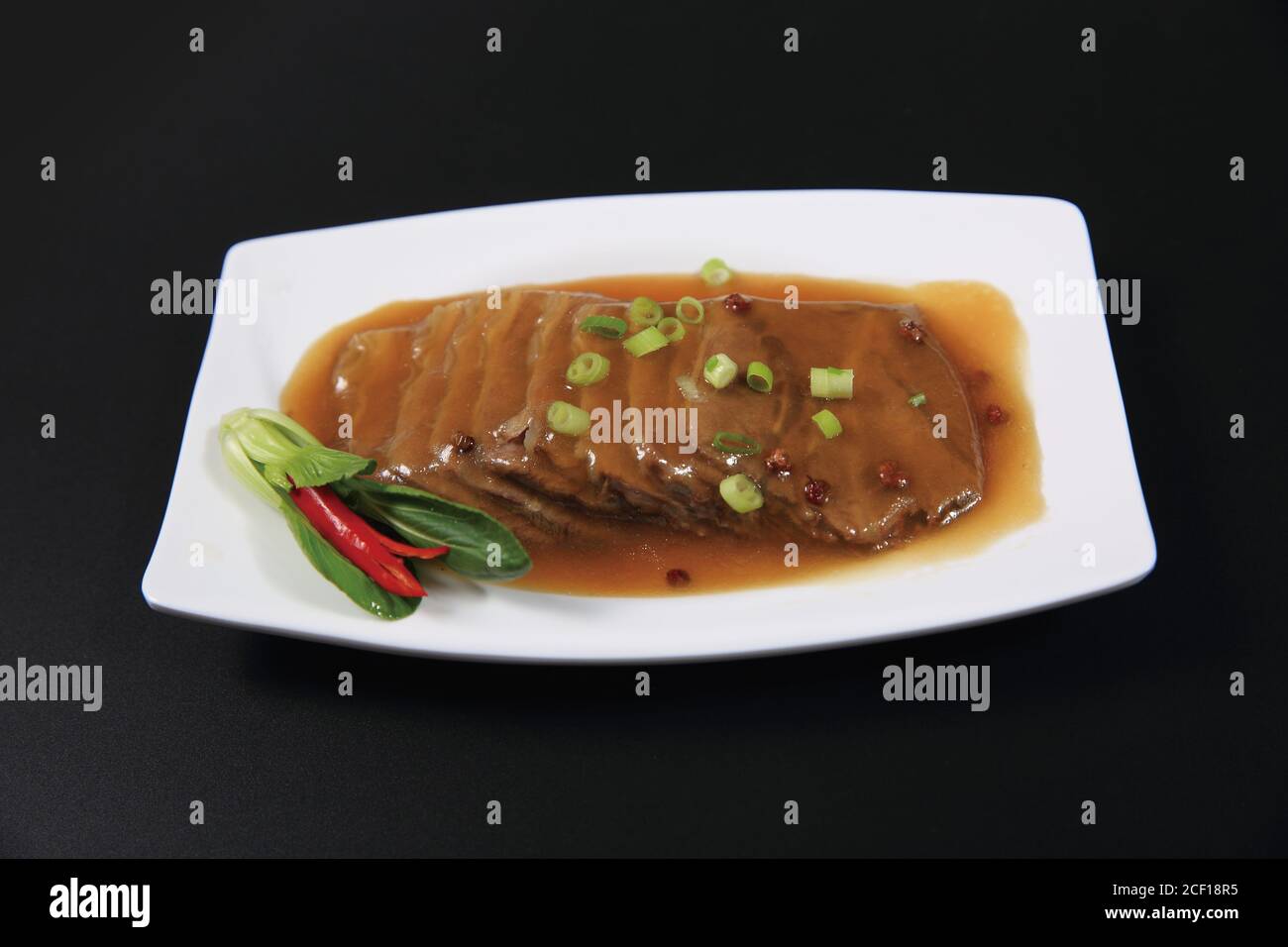 Chinese food sauce beef Stock Photo Alamy