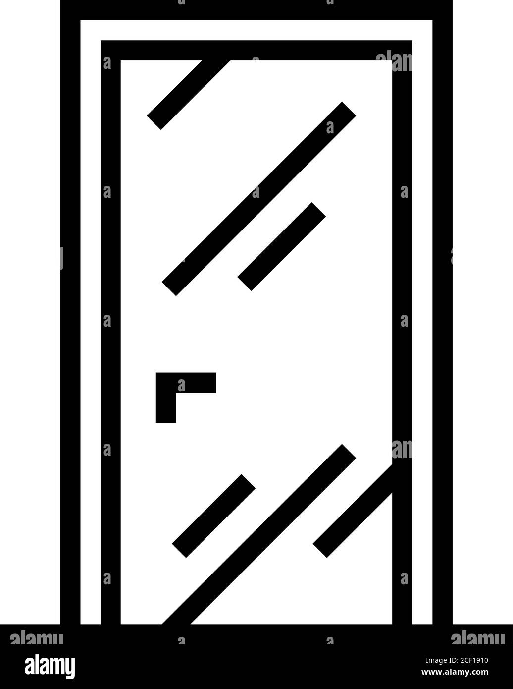 Glass sliding doors Stock Vector Images Alamy