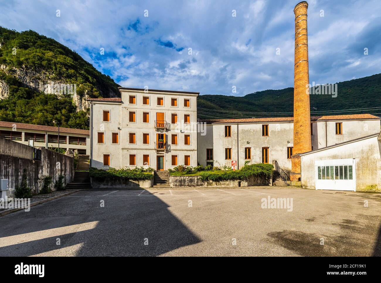 Italy Veneto Cartiera di Vas - Industrial Archeology - Ex Stock Photo -  Alamy