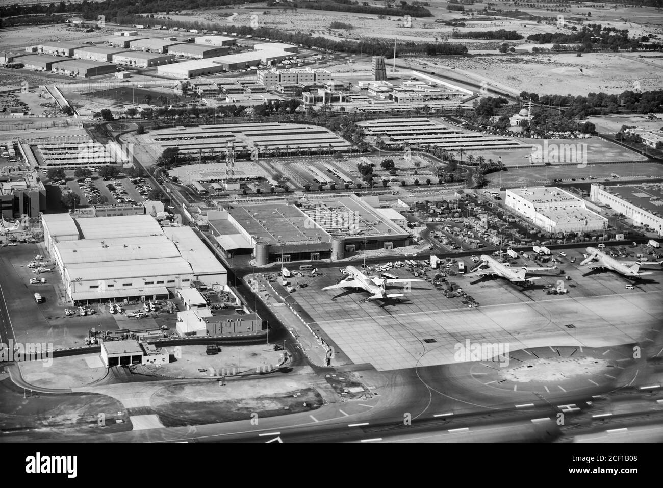 Airport exterior view Black and White Stock Photos & Images - Alamy