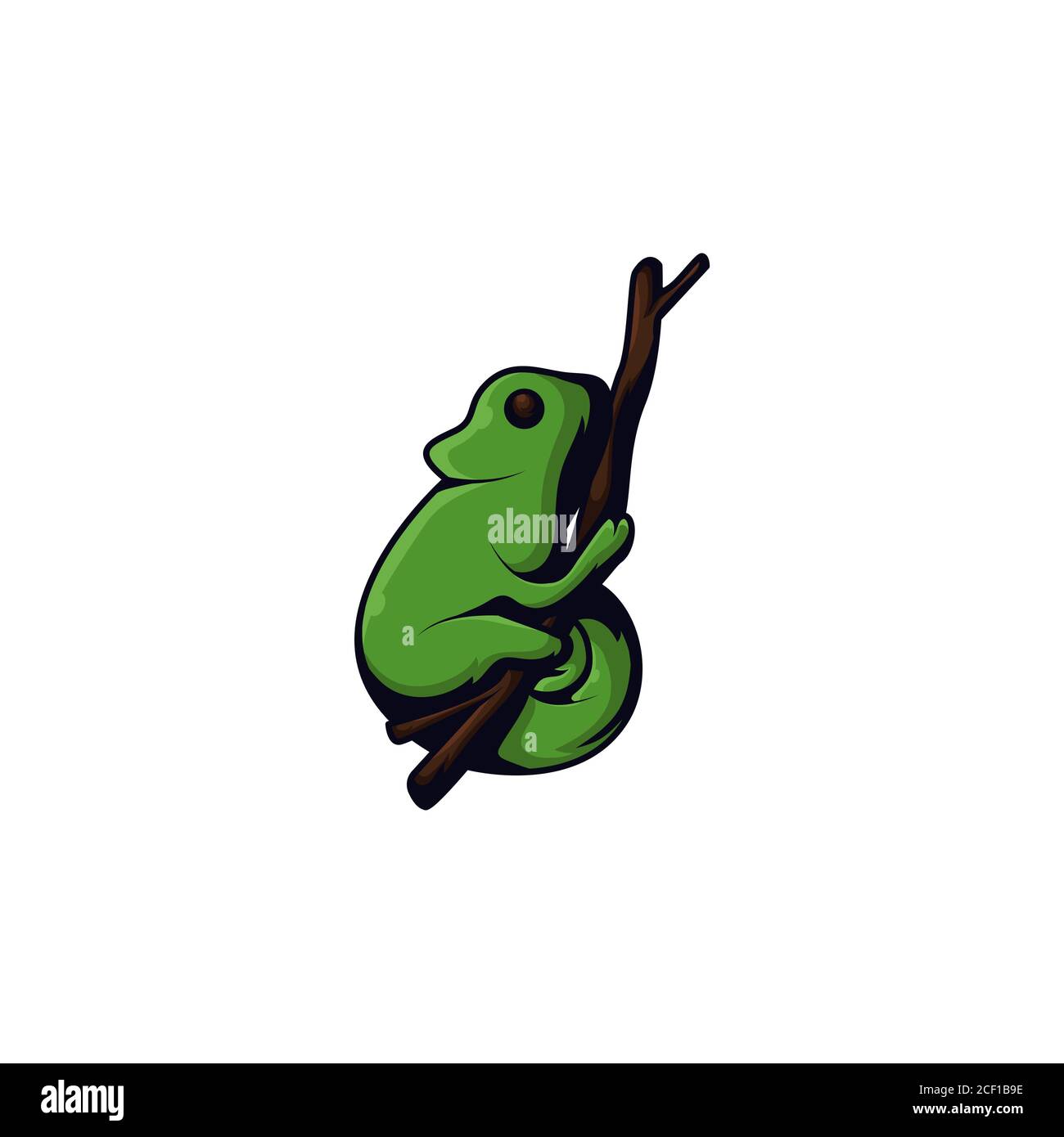 Chameleon vector design template illustration Stock Vector