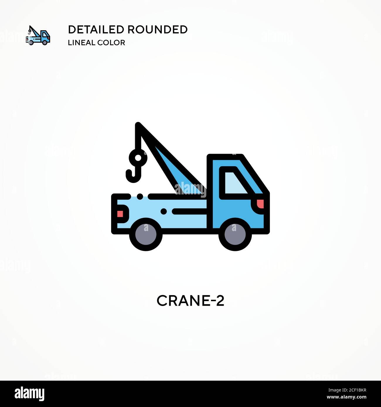 Construction crane pair Stock Vector Images - Alamy