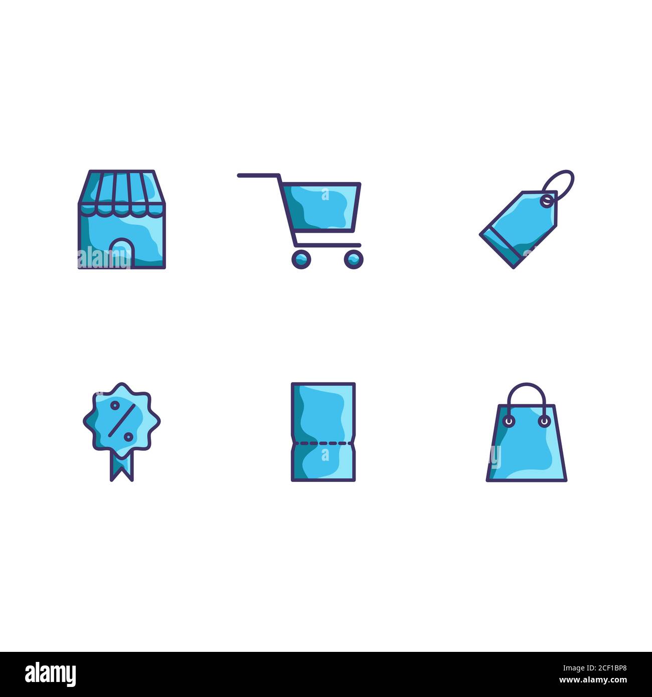 Shop icon vector design template illustration Stock Vector