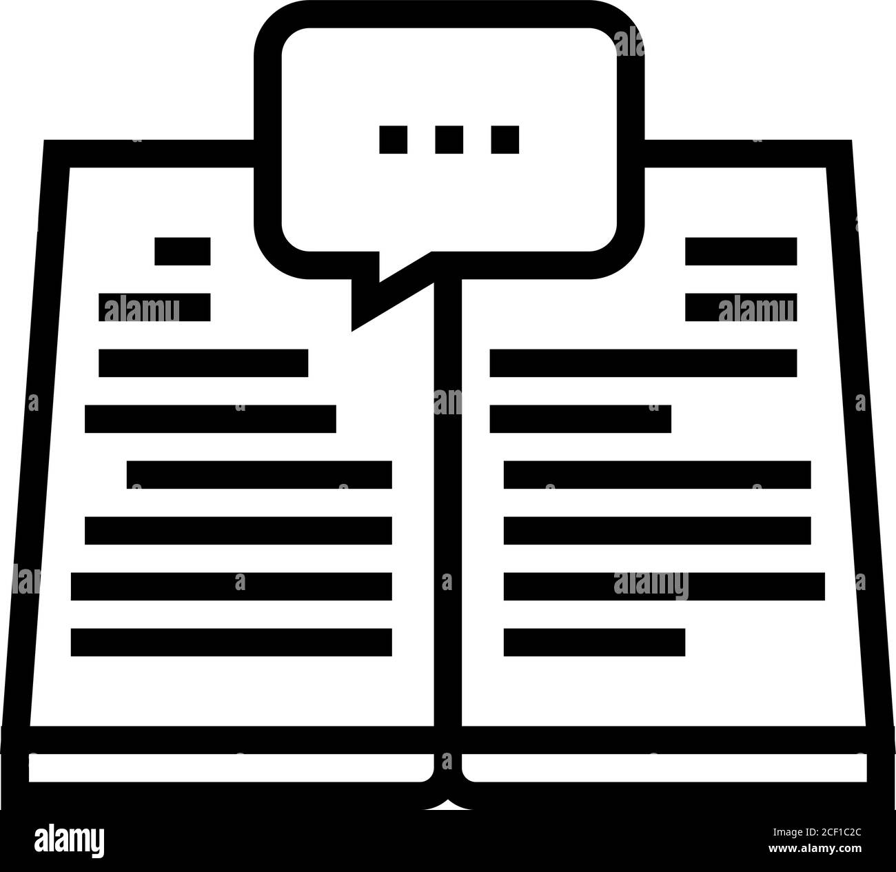 reading book line icon vector illustration Stock Vector Image & Art - Alamy