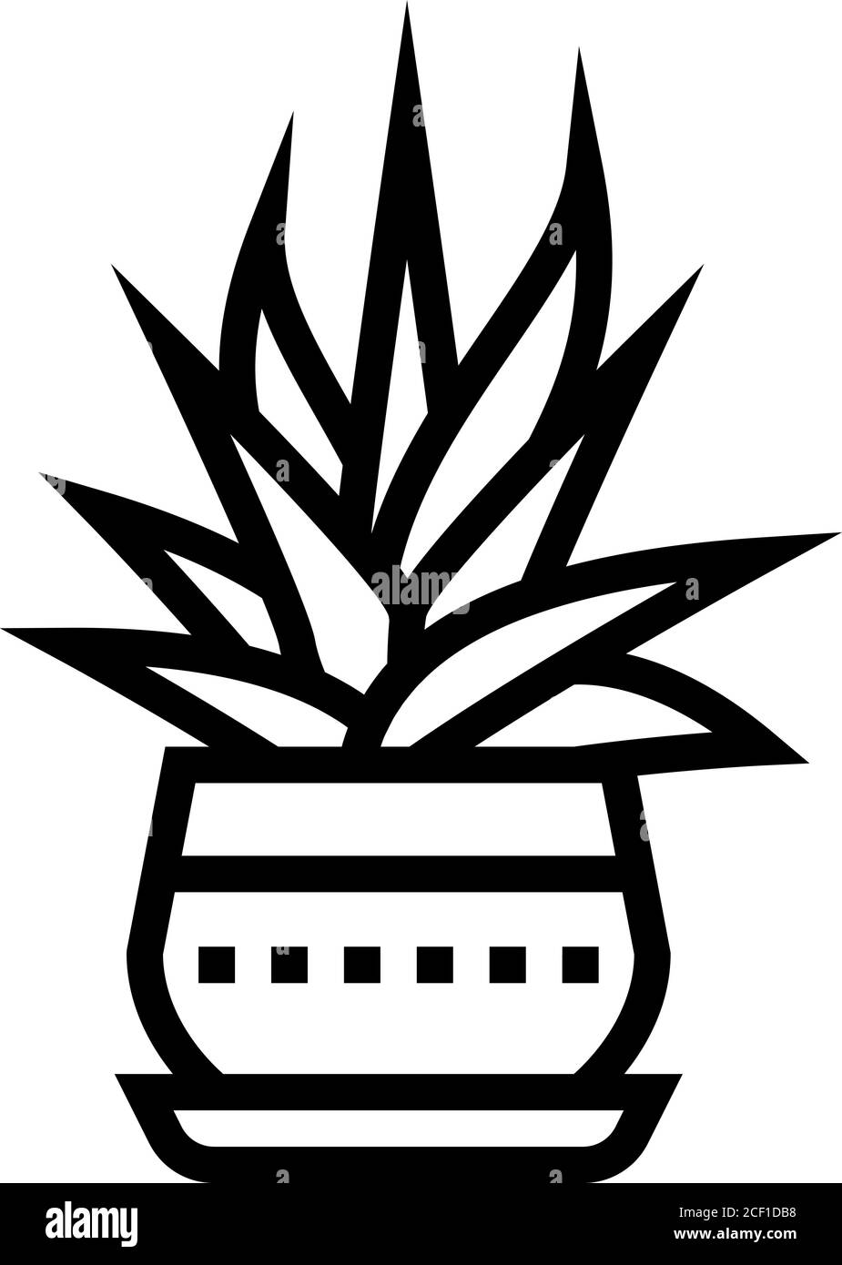 domestic plant line icon vector illustration Stock Vector Image & Art ...