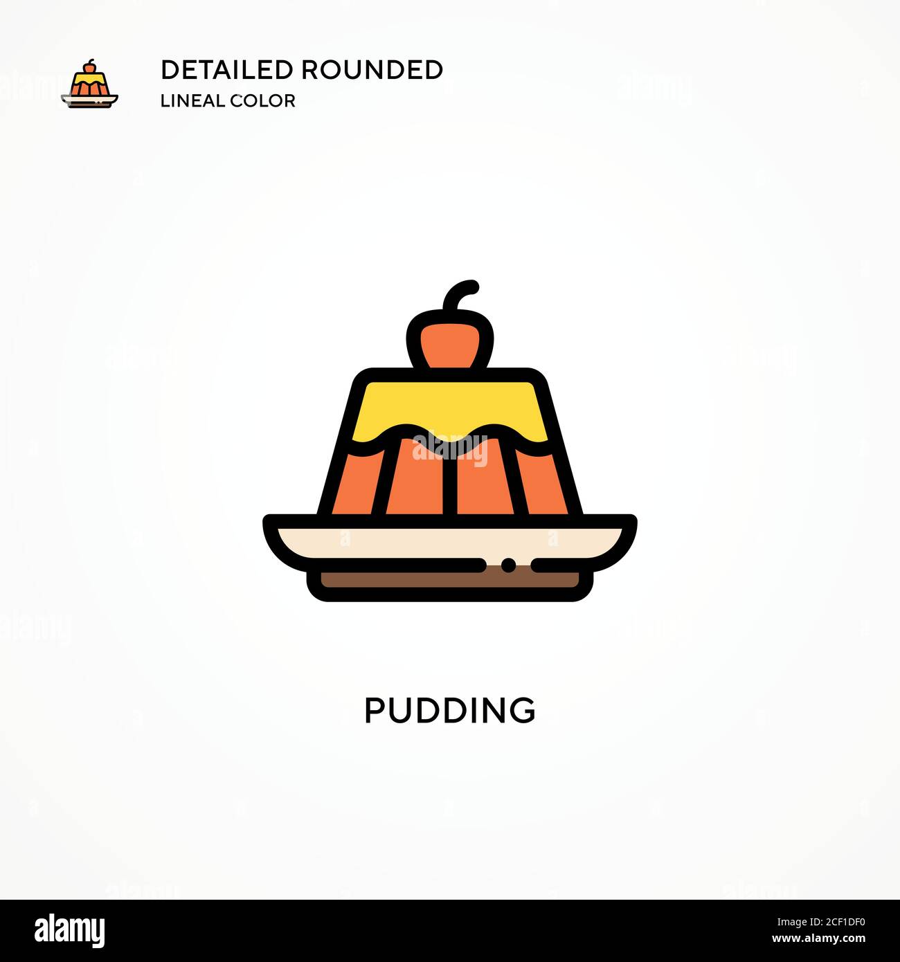 Traditional flan Stock Vector Images - Alamy