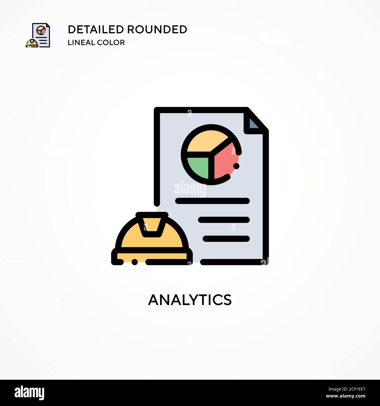Analytics vector icon. Modern vector illustration concepts. Easy to ...