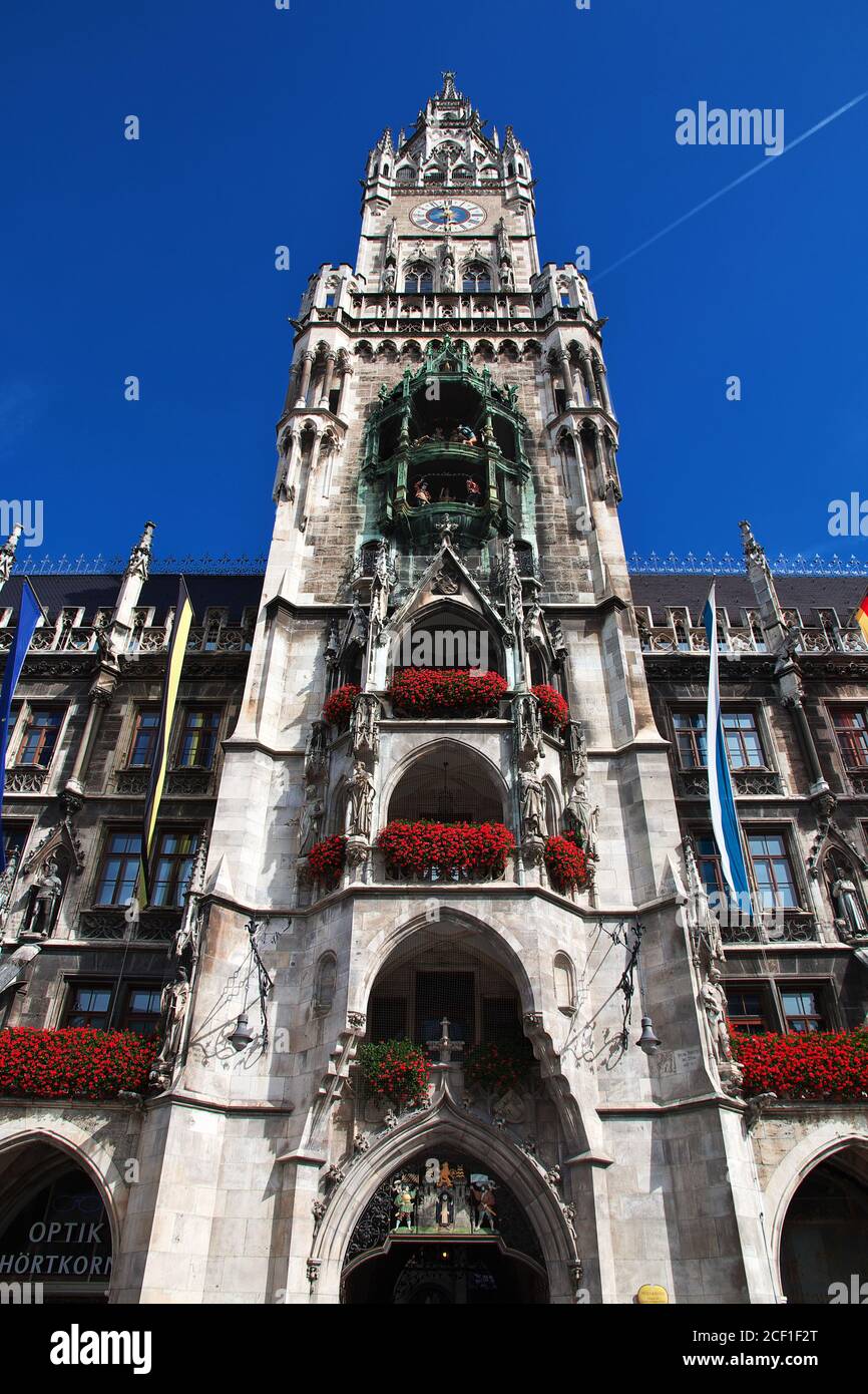 New Town Hall, Neus Rathaus in Munich, Germany Stock Photo - Alamy