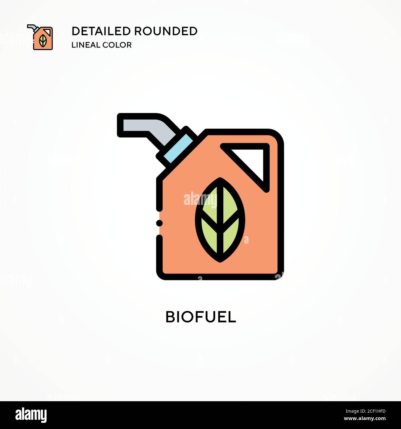 Biofuel vector icon. Modern vector illustration concepts. Easy to edit ...