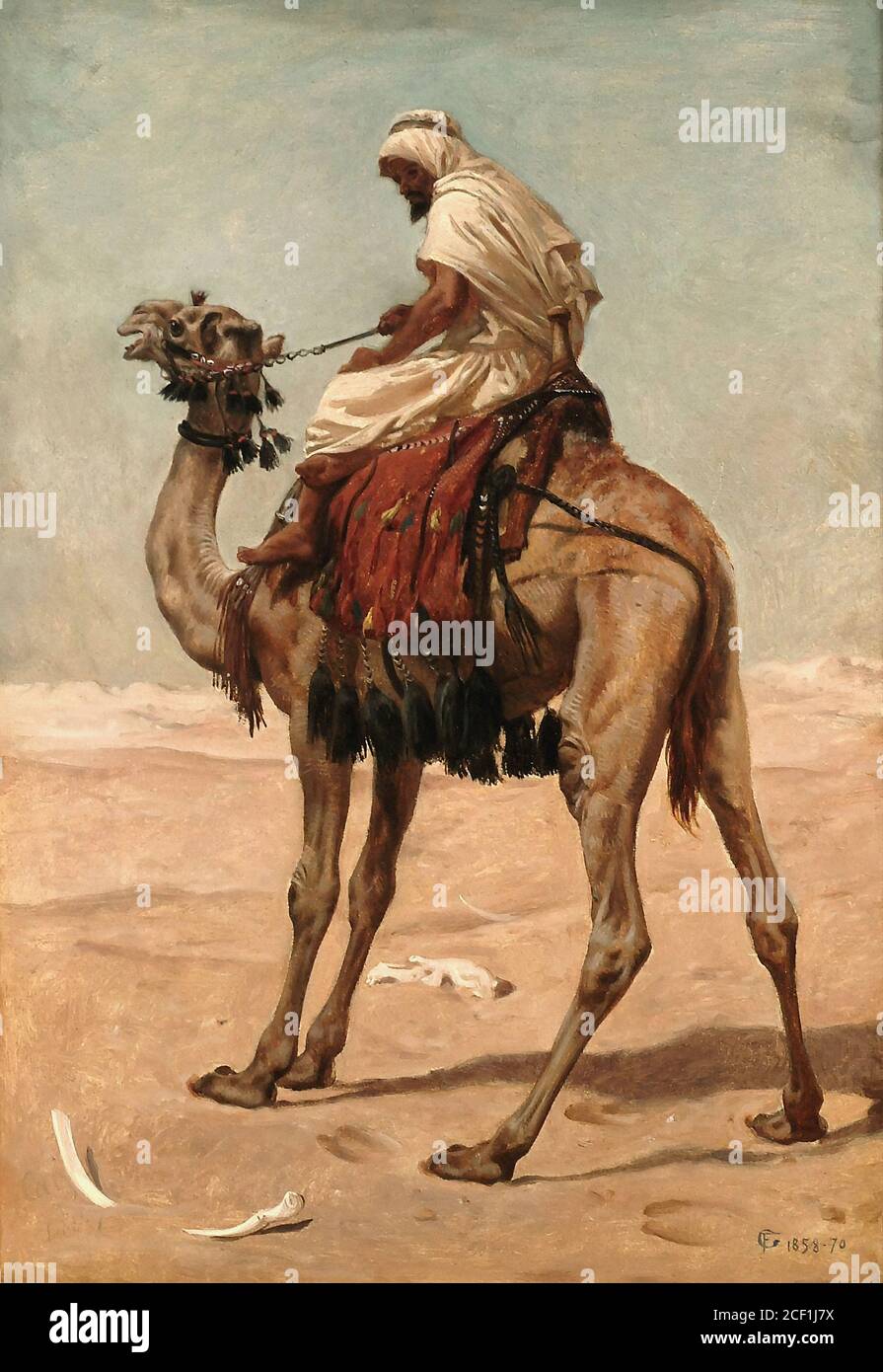 Goodall Frederick - an Arab Scout - British School - 19th Century Stock ...
