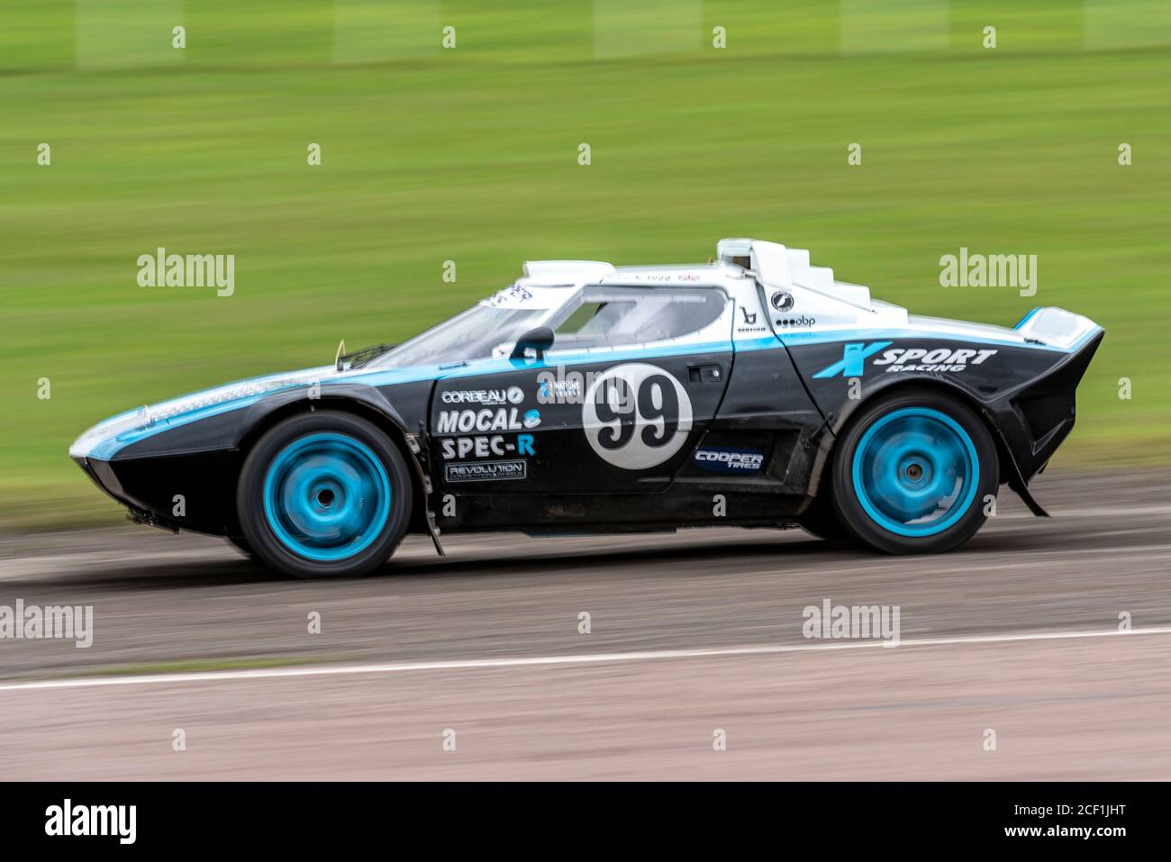 John Cross Rallycross John Cross in Lancia Stratos R racing in the Super Retro class at the 5 ...