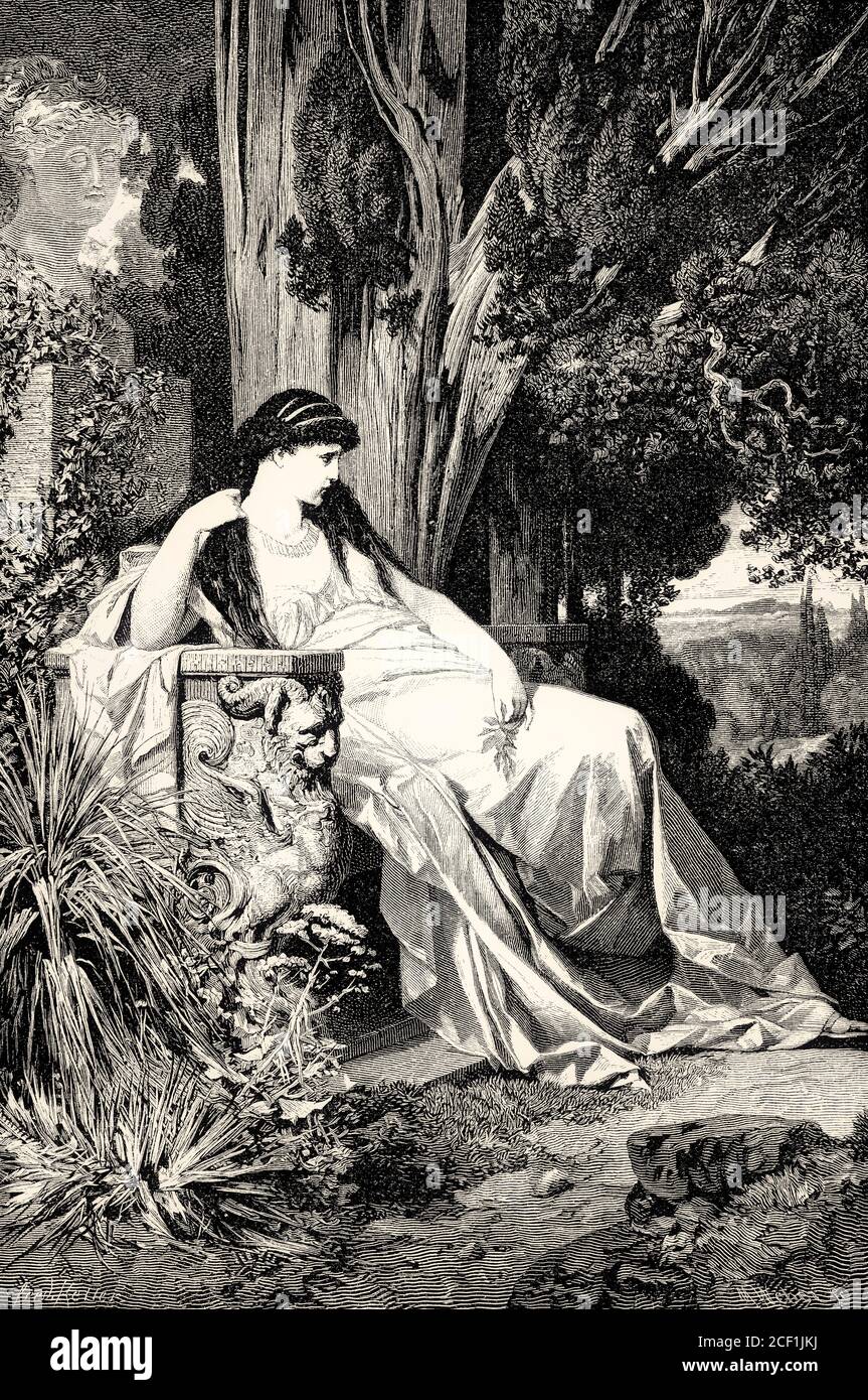 ACT I, SCENE II., scene from Iphigenie auf Tauris, Iphigenia in Tauris