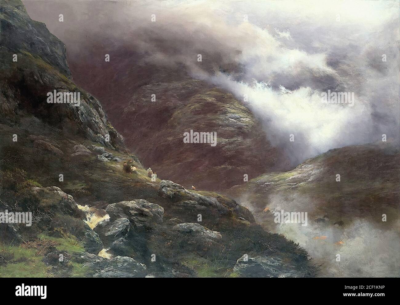 Graham Peter Filming Graham Peter - After the Massacre of Glencoe - British School - 19th ...