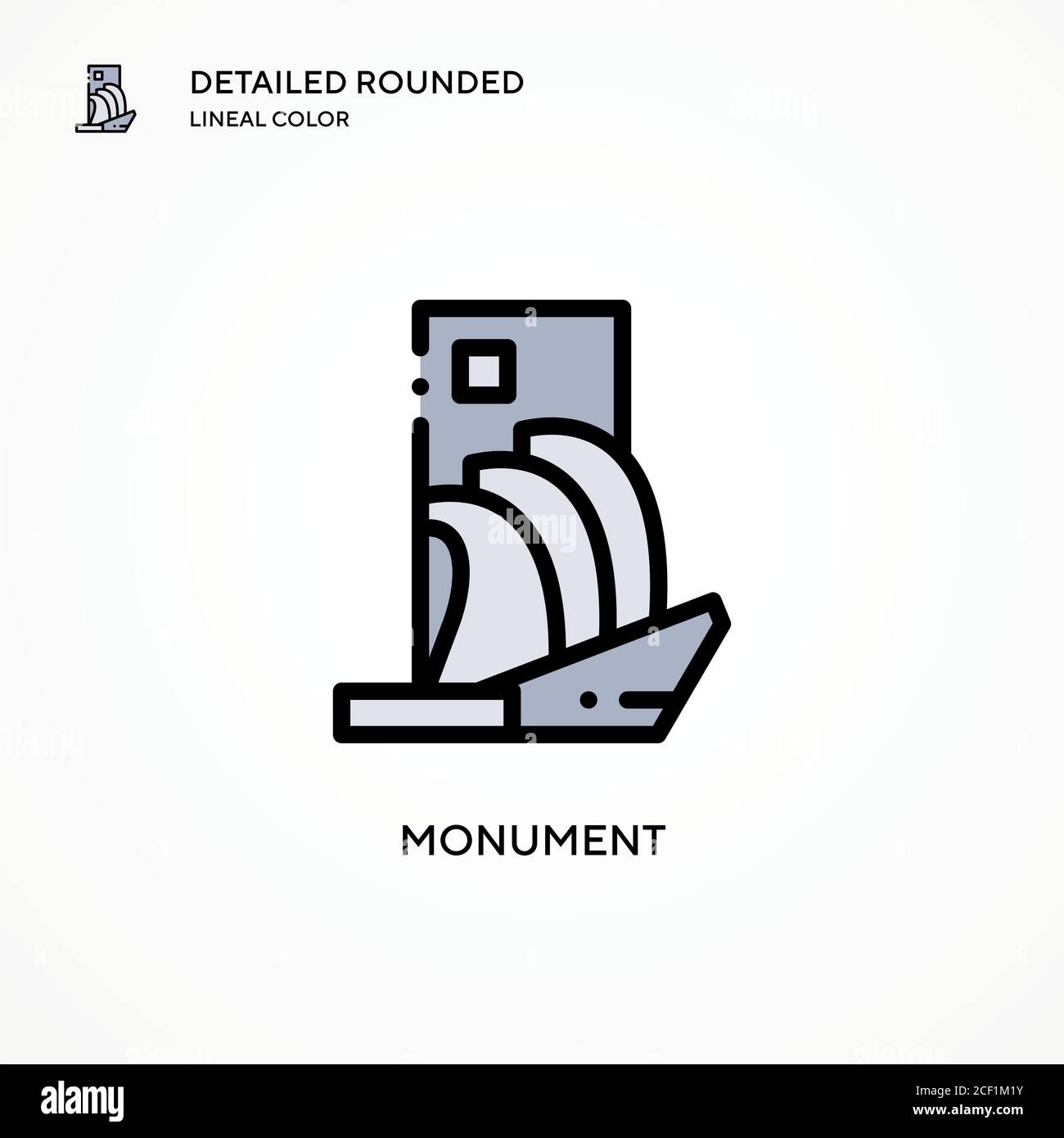 Monument vector icon. Modern vector illustration concepts. Easy to edit ...