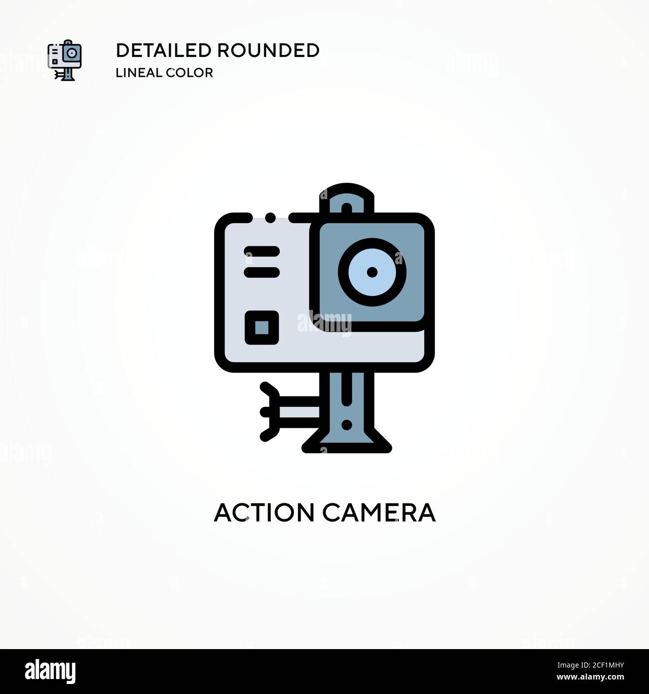 Action camera vector icon. Modern vector illustration concepts. Easy to