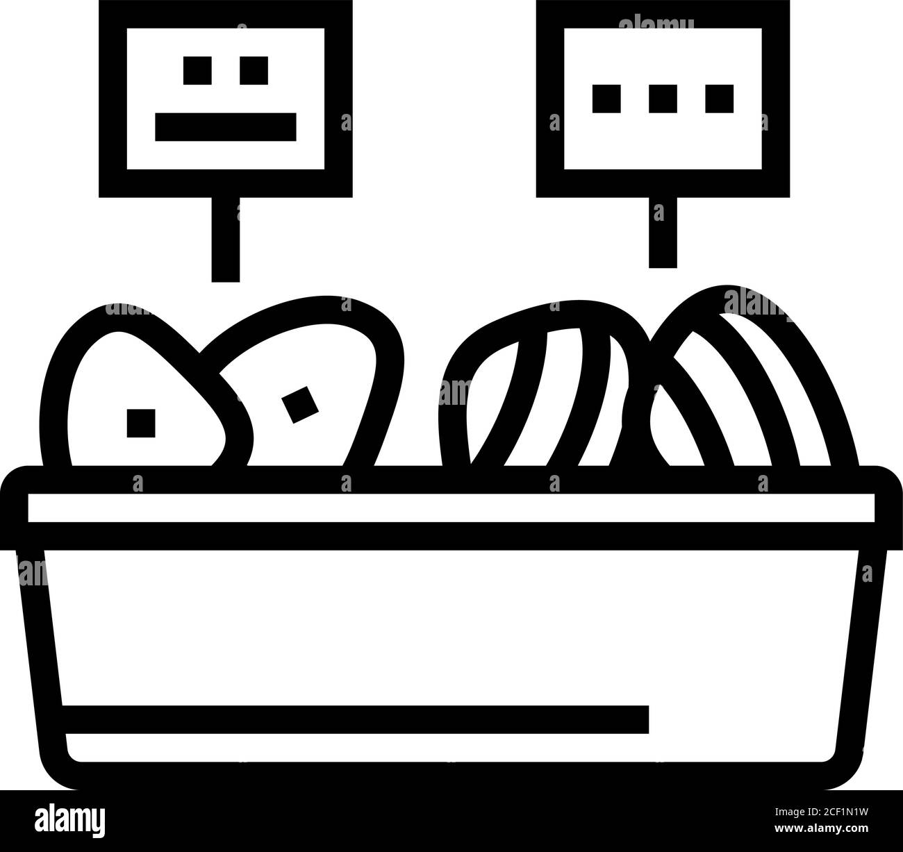 tuna fish meat in container line icon vector illustration stock vector image art alamy alamy