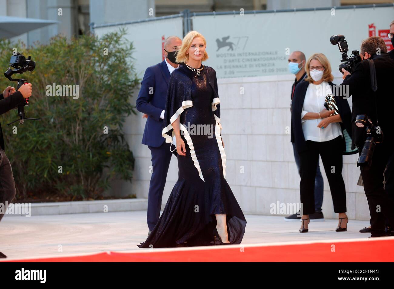 Venice, Italy. 02nd Sep, 2020. Cate Blanchett attending the 'Lacci/The Ties' premiere and opening ceremony at the 77th Venice International Film Festival on September 2, 2020 in Venice, Italy Credit: Geisler-Fotopress GmbH/Alamy Live News Stock Photo