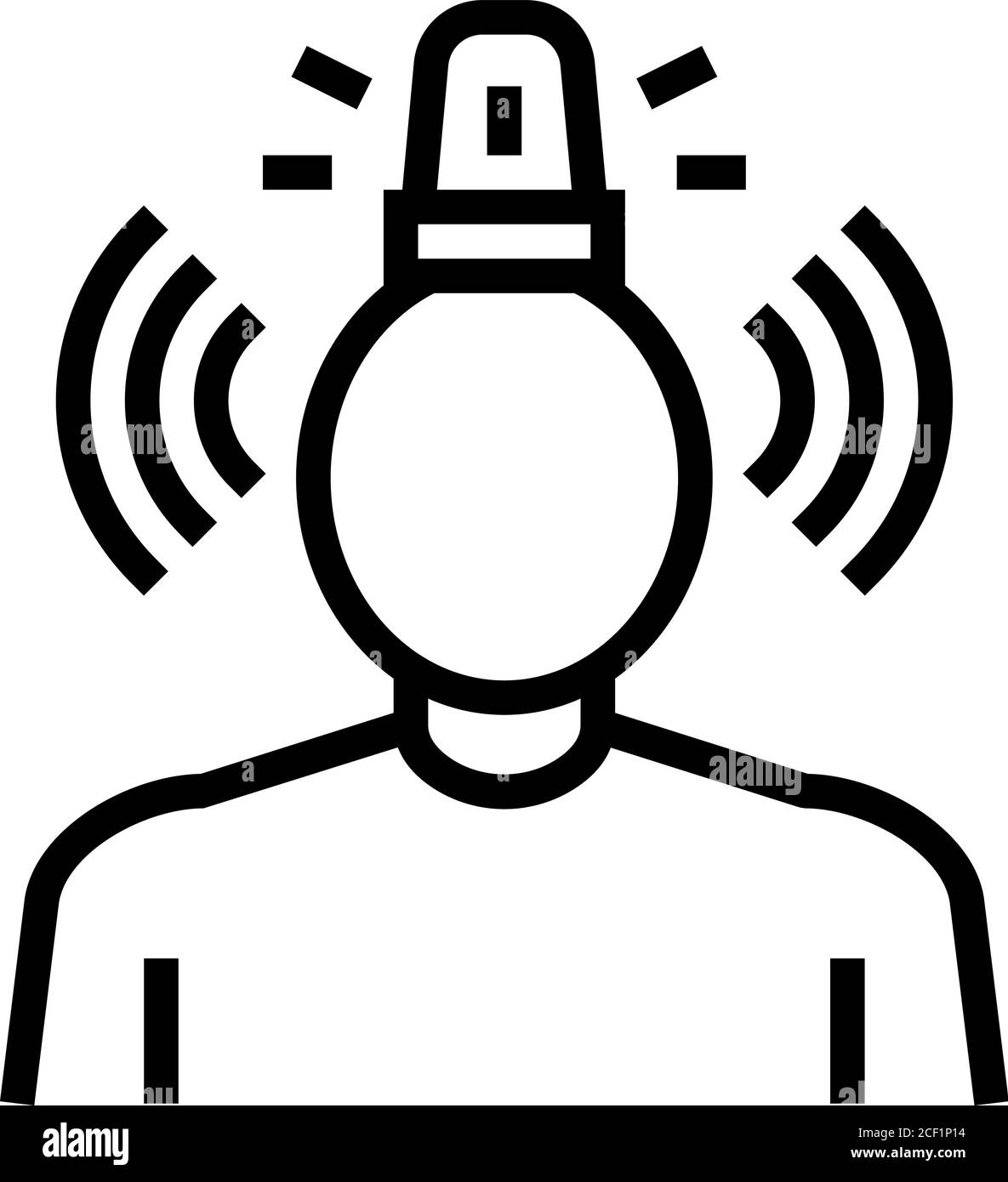 stress psychological problems line icon vector illustration Stock ...