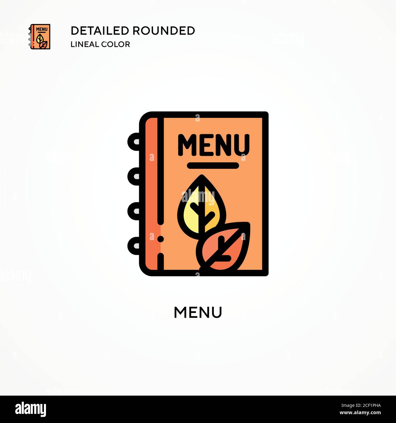 Menu template customize Stock Vector Images - Alamy