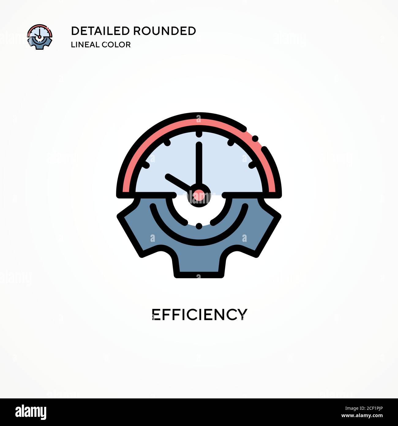 Efficiency vector icon. Modern vector illustration concepts. Easy to ...