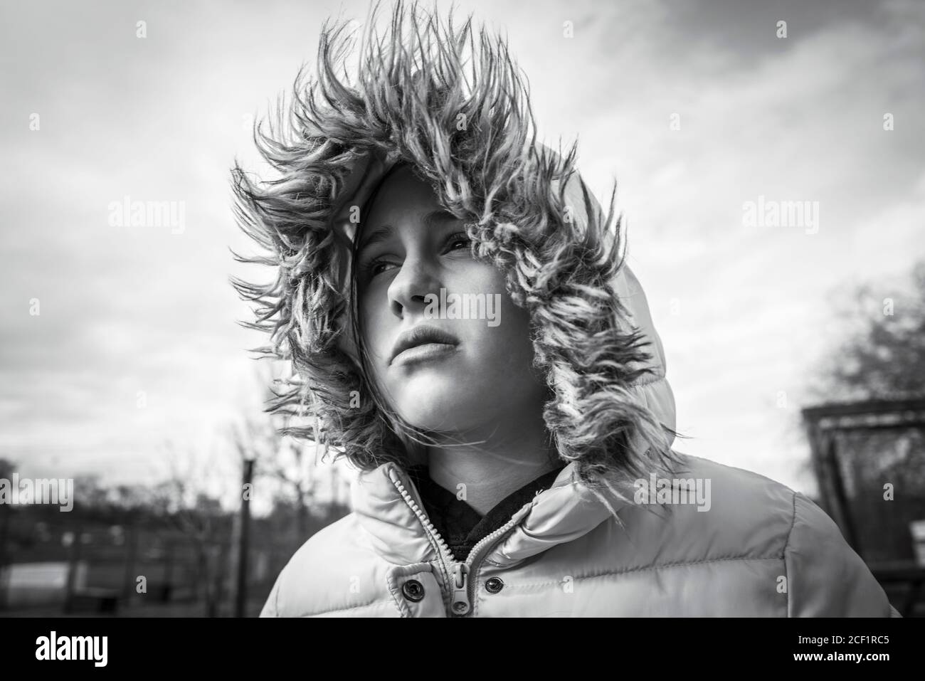 Fur hood hi-res stock photography and images - Alamy