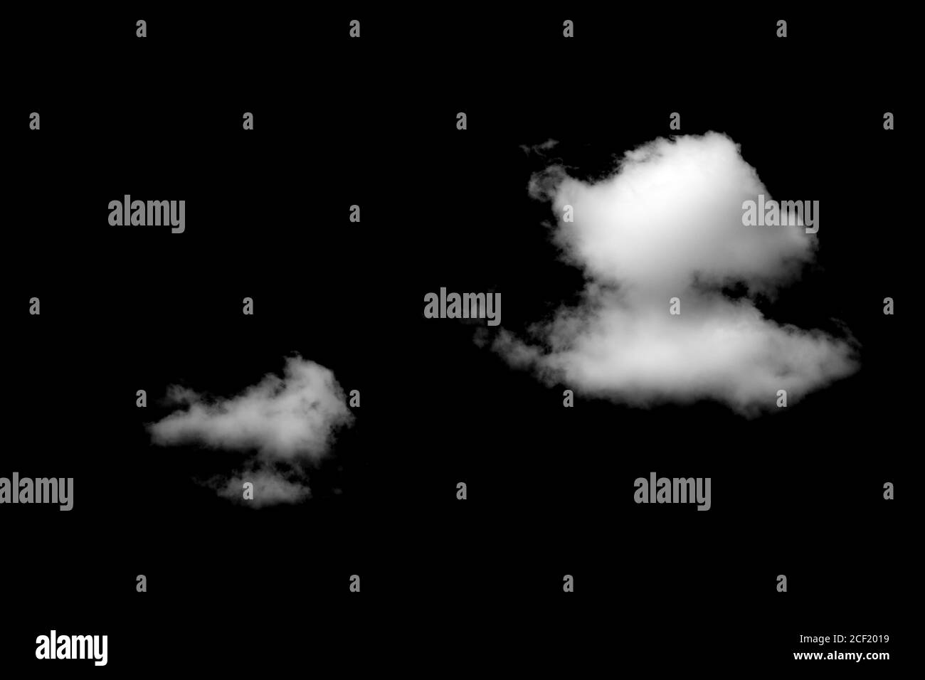 white cloud isolated on black background Stock Photo - Alamy