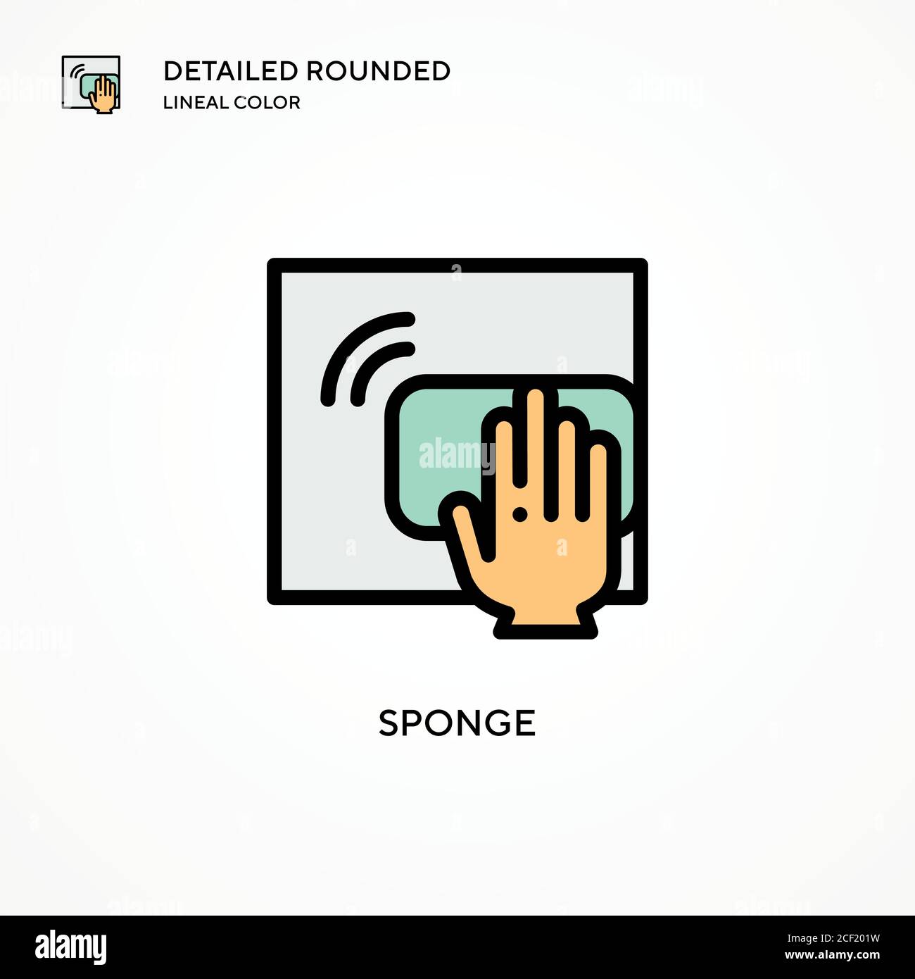Sponge vector icon. Modern vector illustration concepts. Easy to edit ...