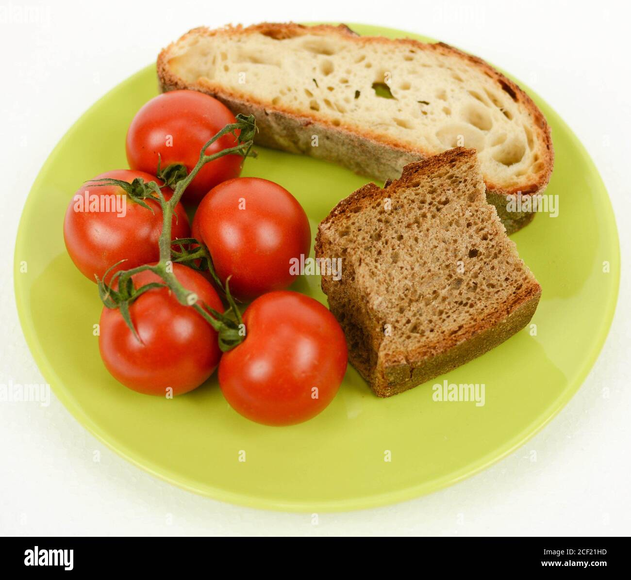 mediterranean diet bread tomato and mozzarella Stock Photo Alamy