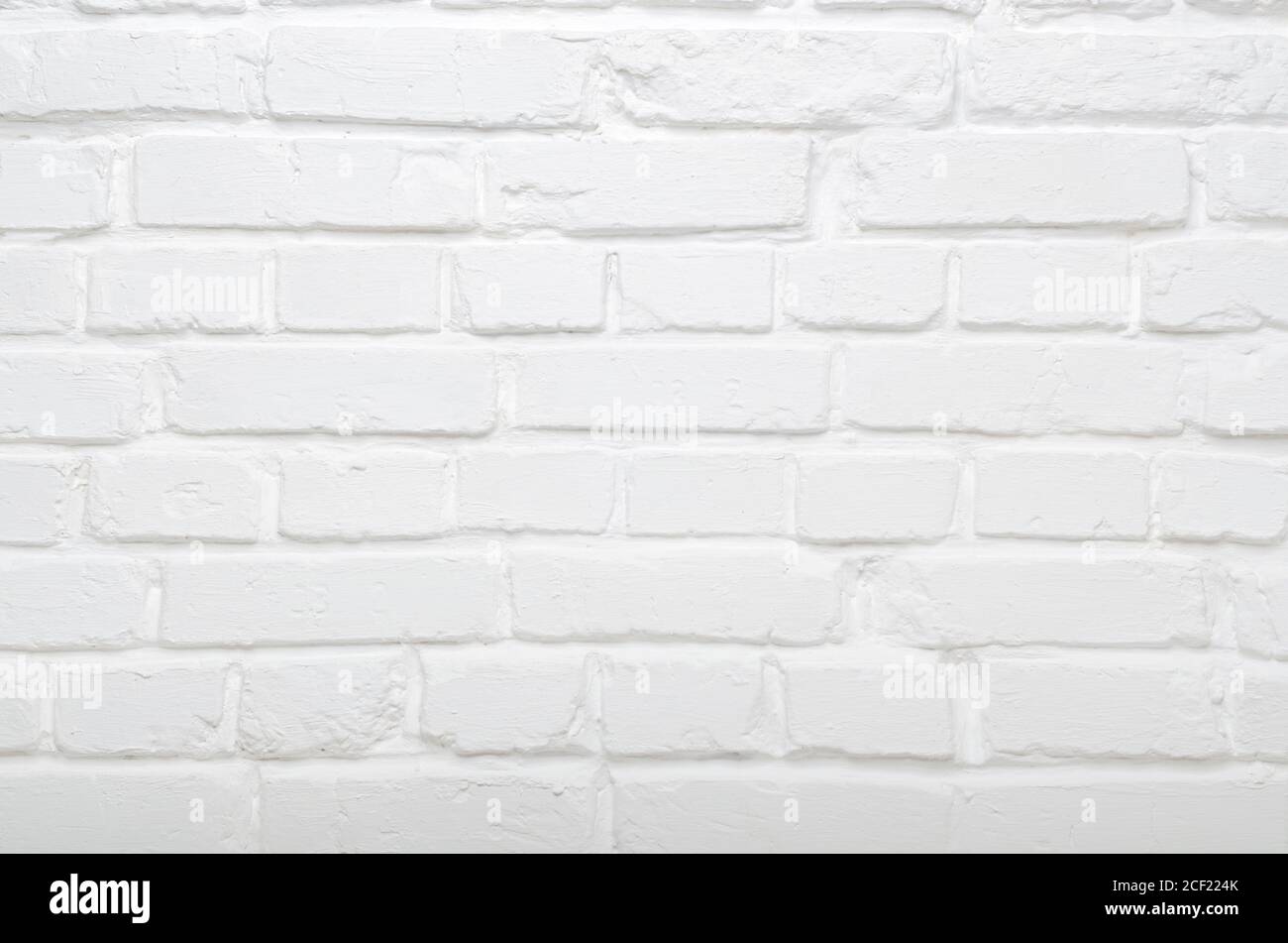 White painted authentic brick wall background Stock Photo - Alamy