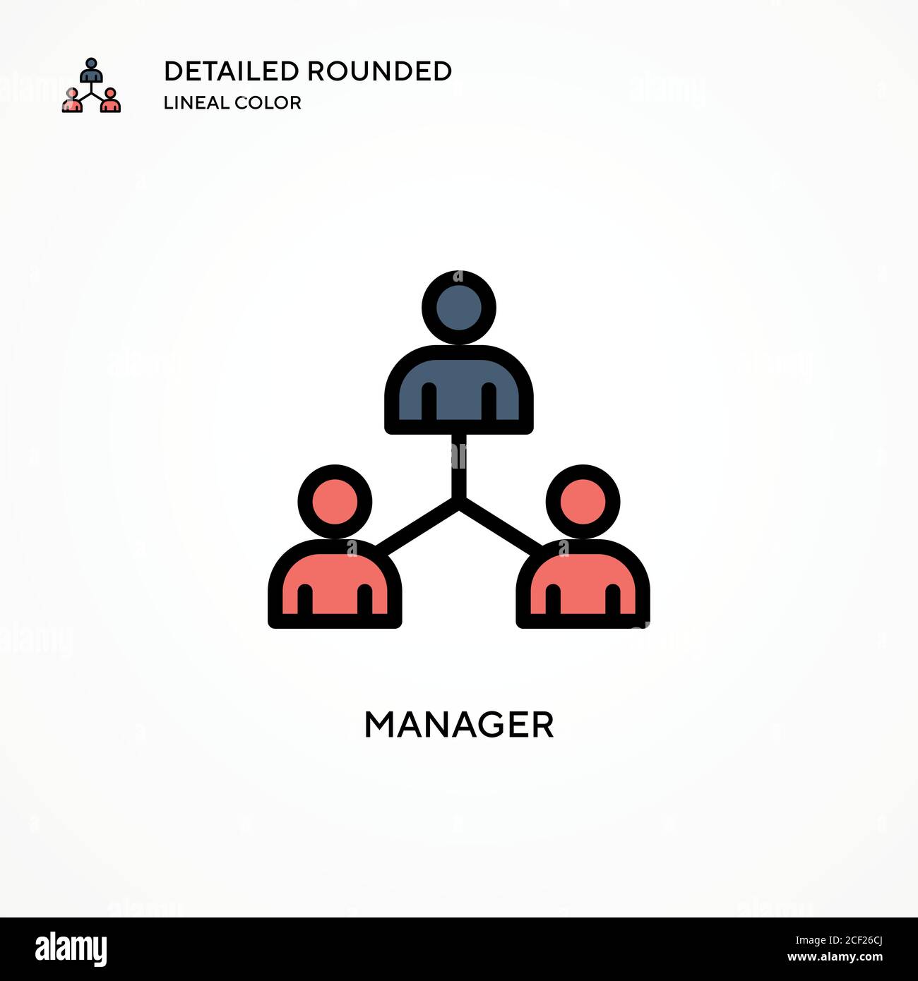 Manager vector icon. Modern vector illustration concepts. Easy to edit ...