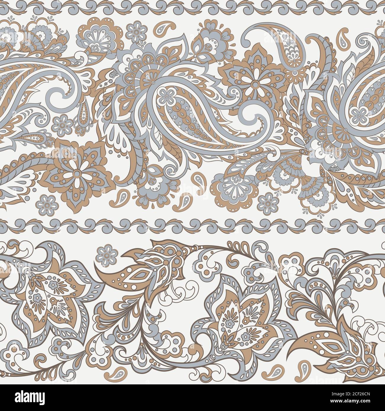 Ornate seamless damask background. Vector vintage wallpaper Stock ...