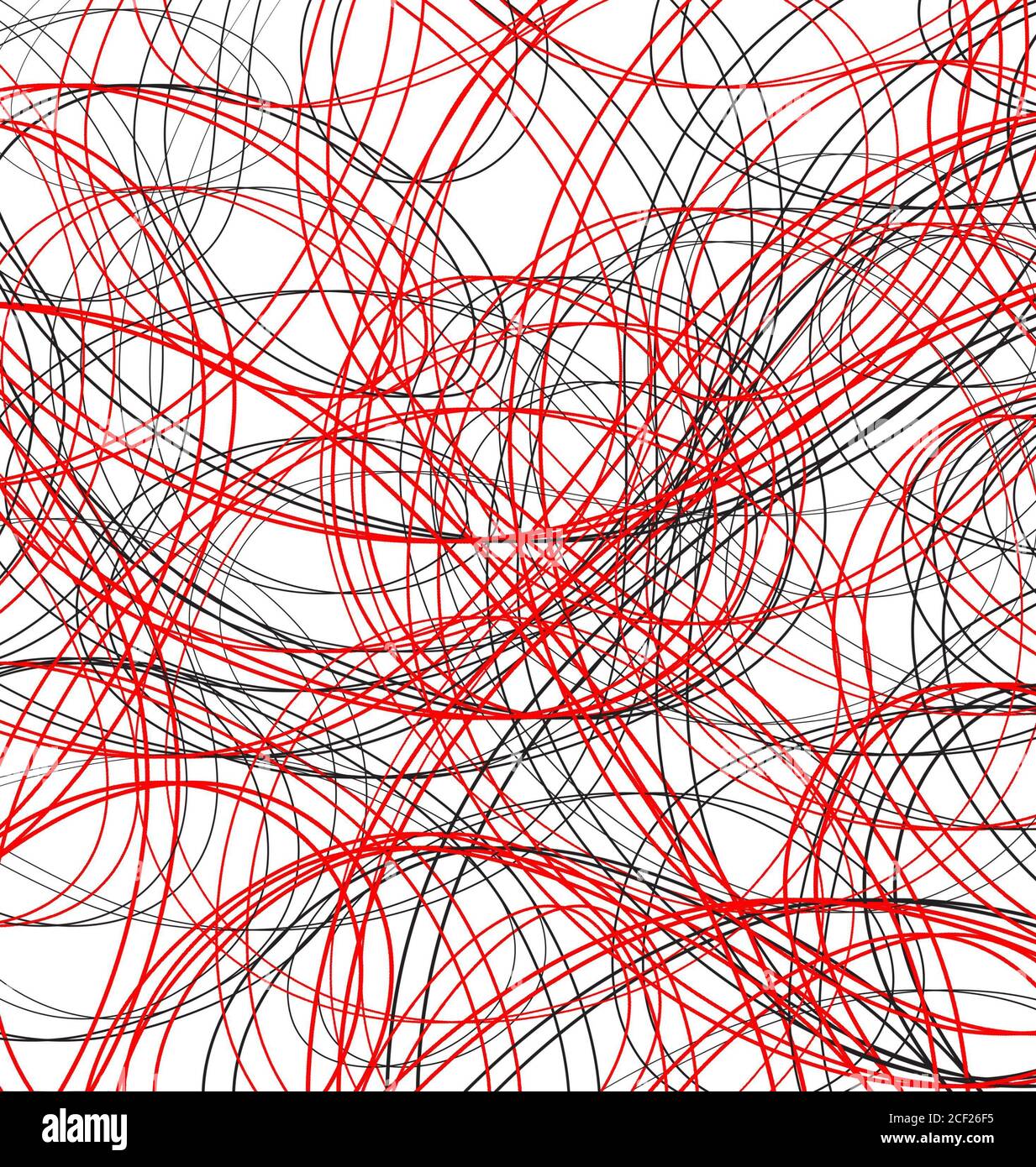 Abstract line Art made in 2d software. Stock Photo