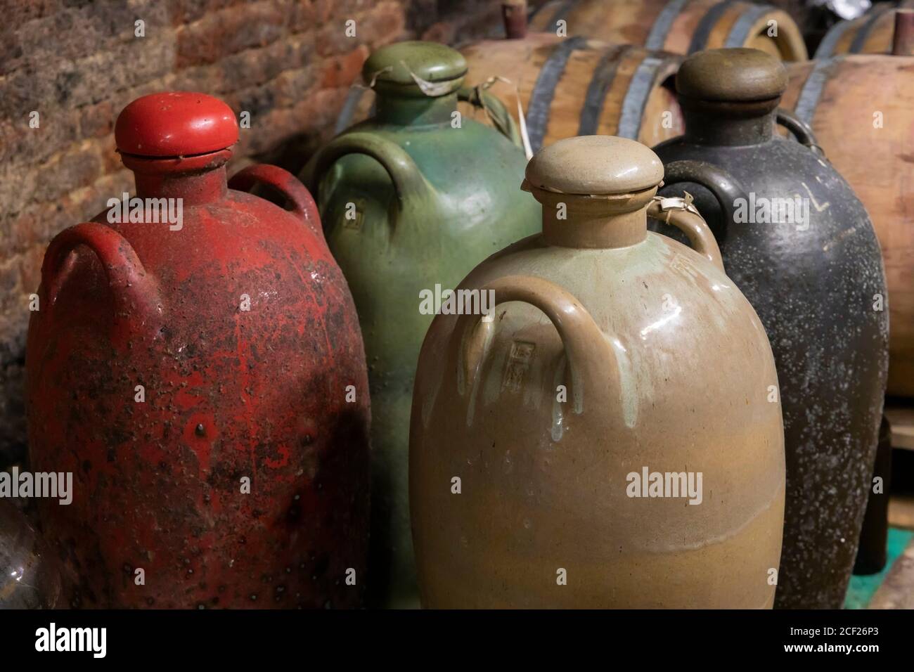 Old wine cellar in Pecs, Hungary Stock Photo Alamy