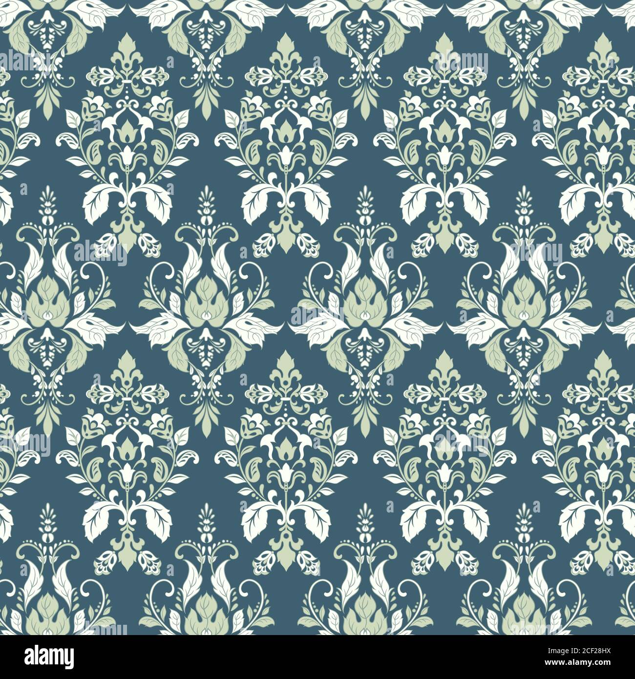 Vector Baroque floral pattern. classic floral ornament Stock Vector ...