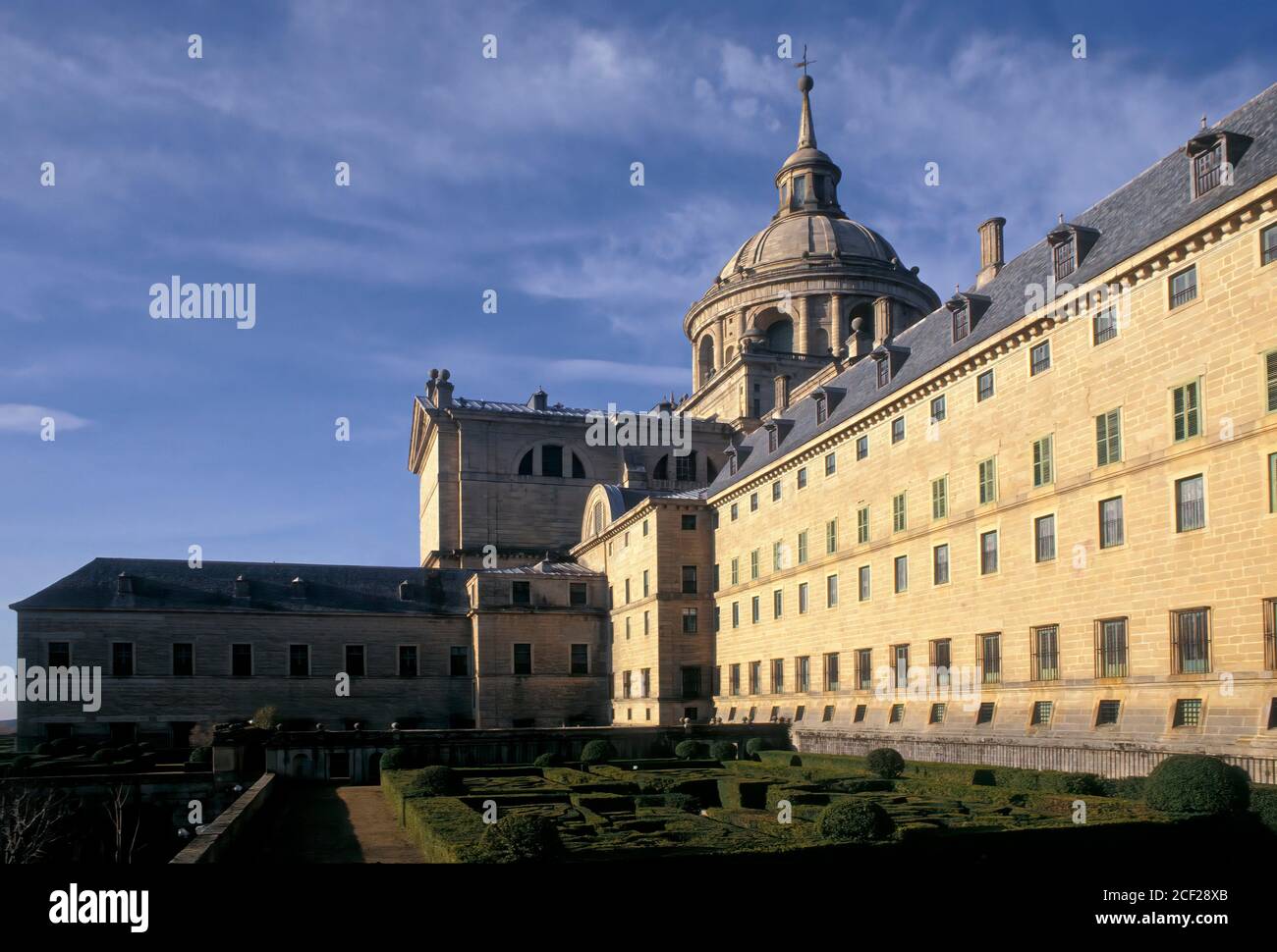 Monastery of San Lorenzo de El Escorial.Madrid.Spain. Stock Photo