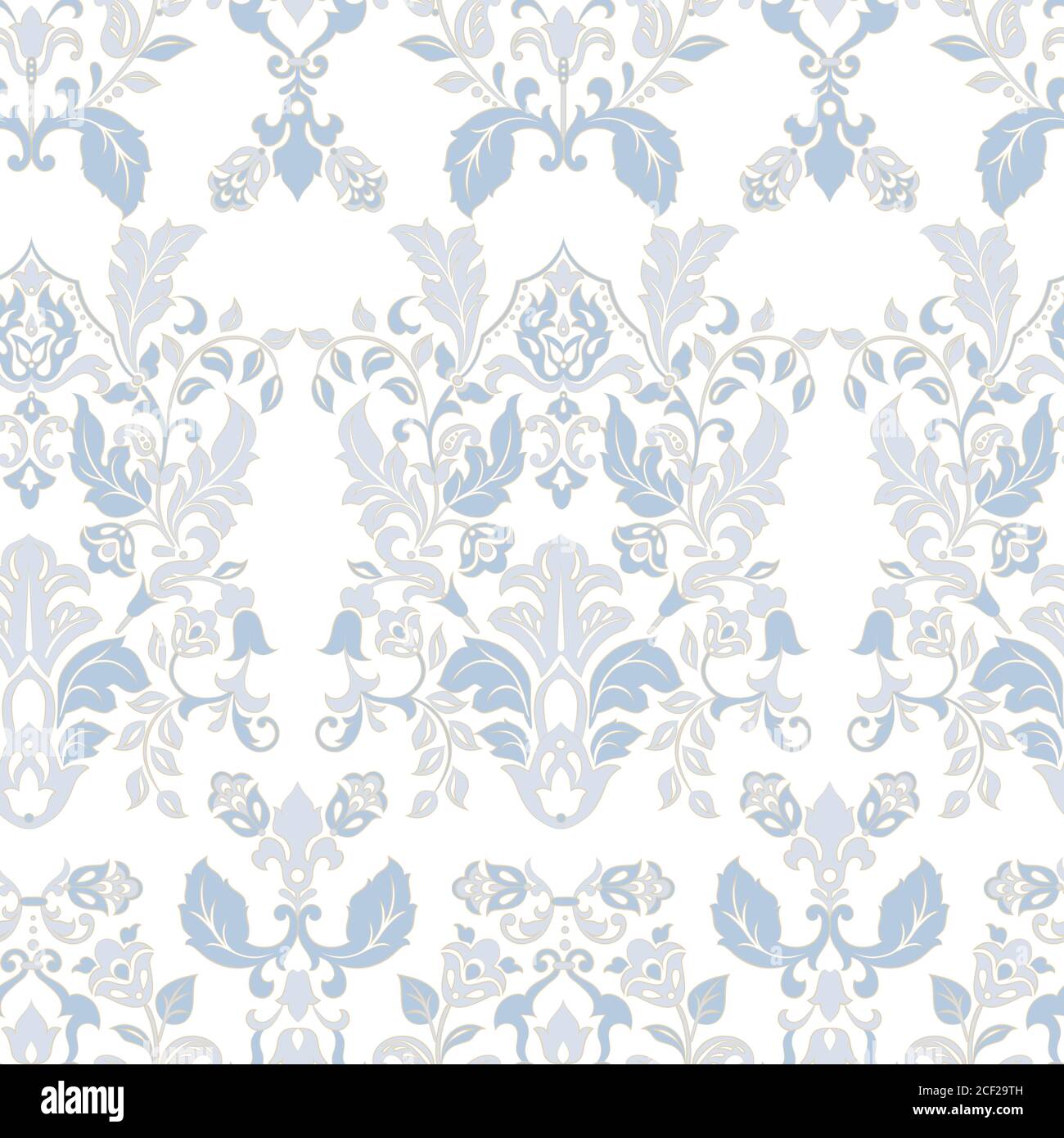 Seamless vintage wallpaper. Vector background for textile design Stock Vector