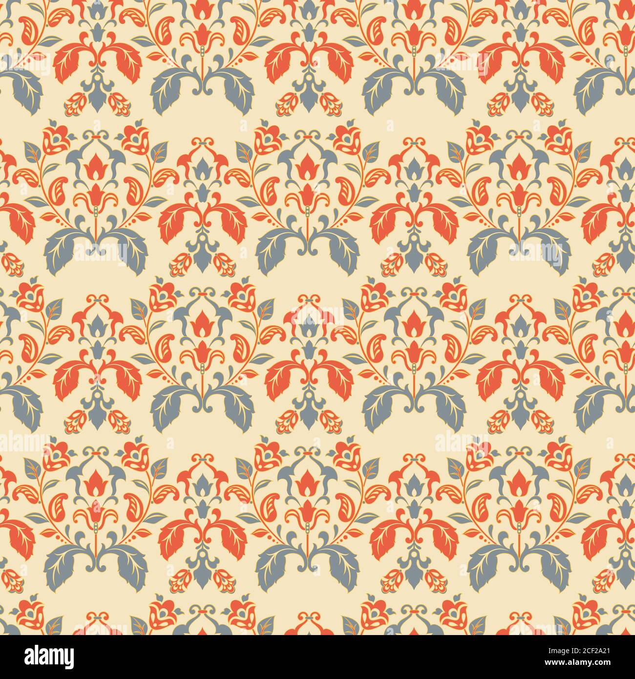 Seamless vintage wallpaper. Vector background Stock Vector Image & Art