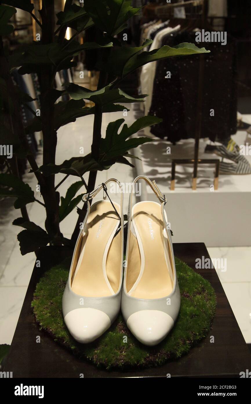 Shoe on display Stock Photo - Alamy