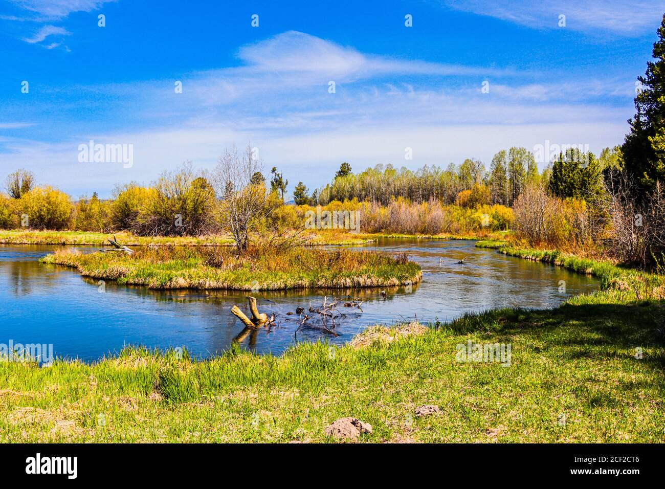 Wood River, southern Oregon Stock Photo Alamy