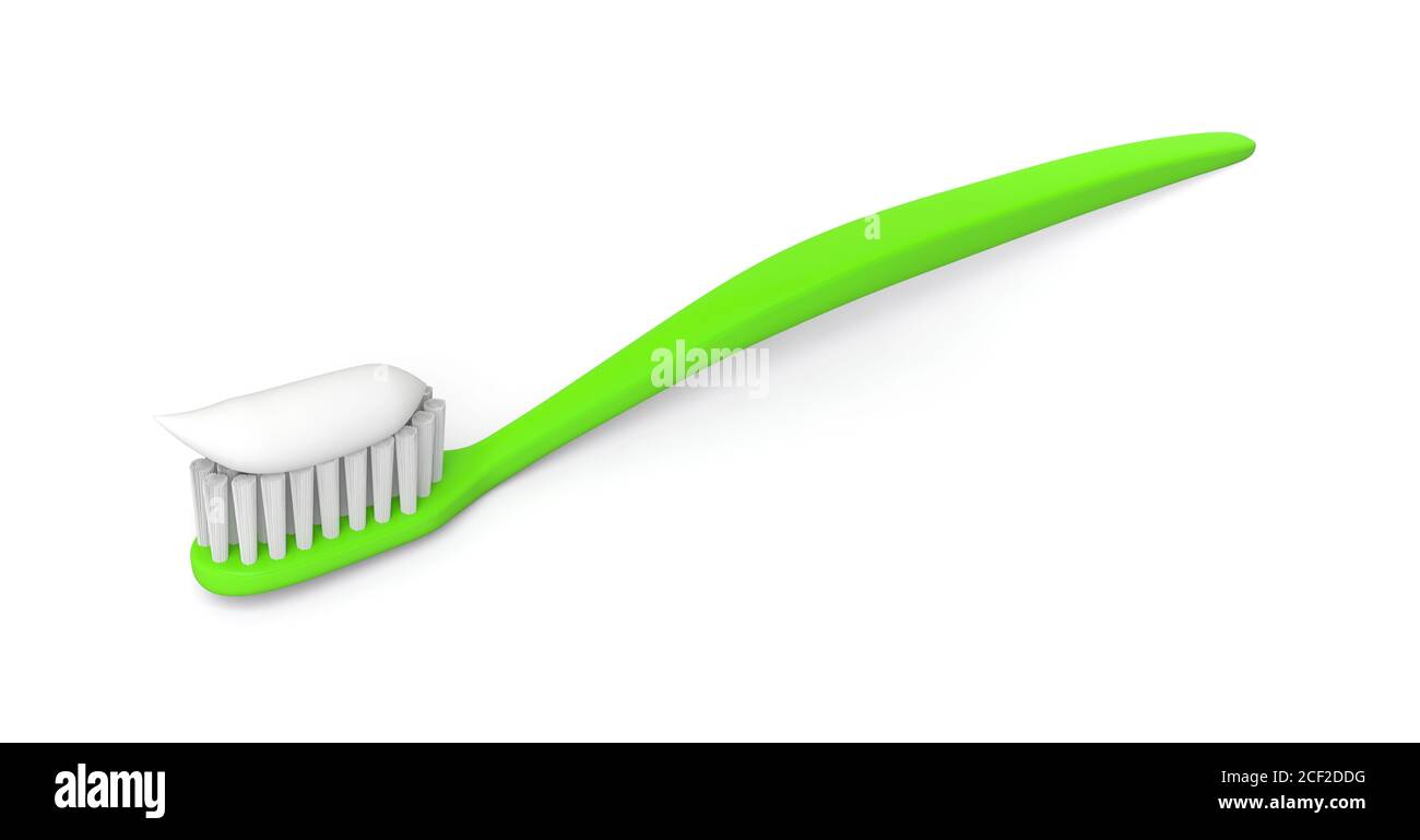toothbrush toothpaste care hygiene brush dental clean Stock Photo