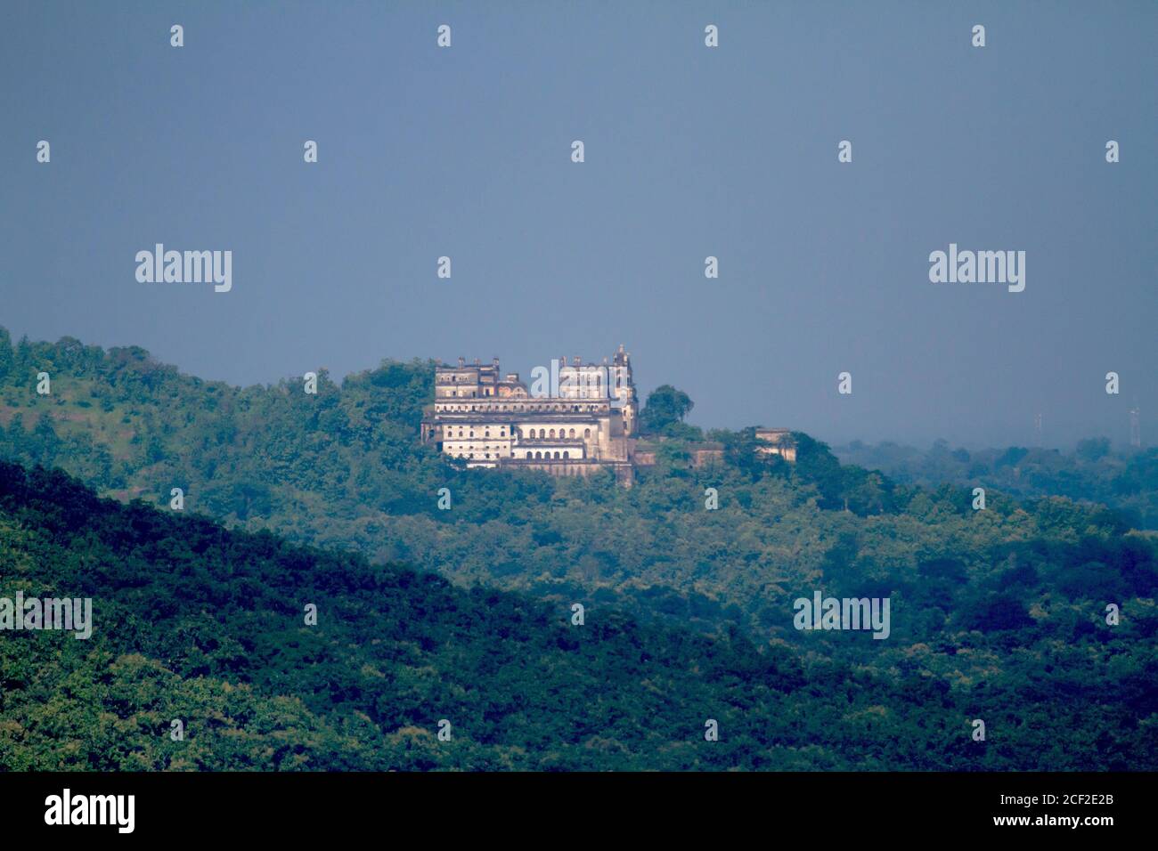 Rajgarh Fort long shot in the forest, Madhya Pradesh, India Stock Photo