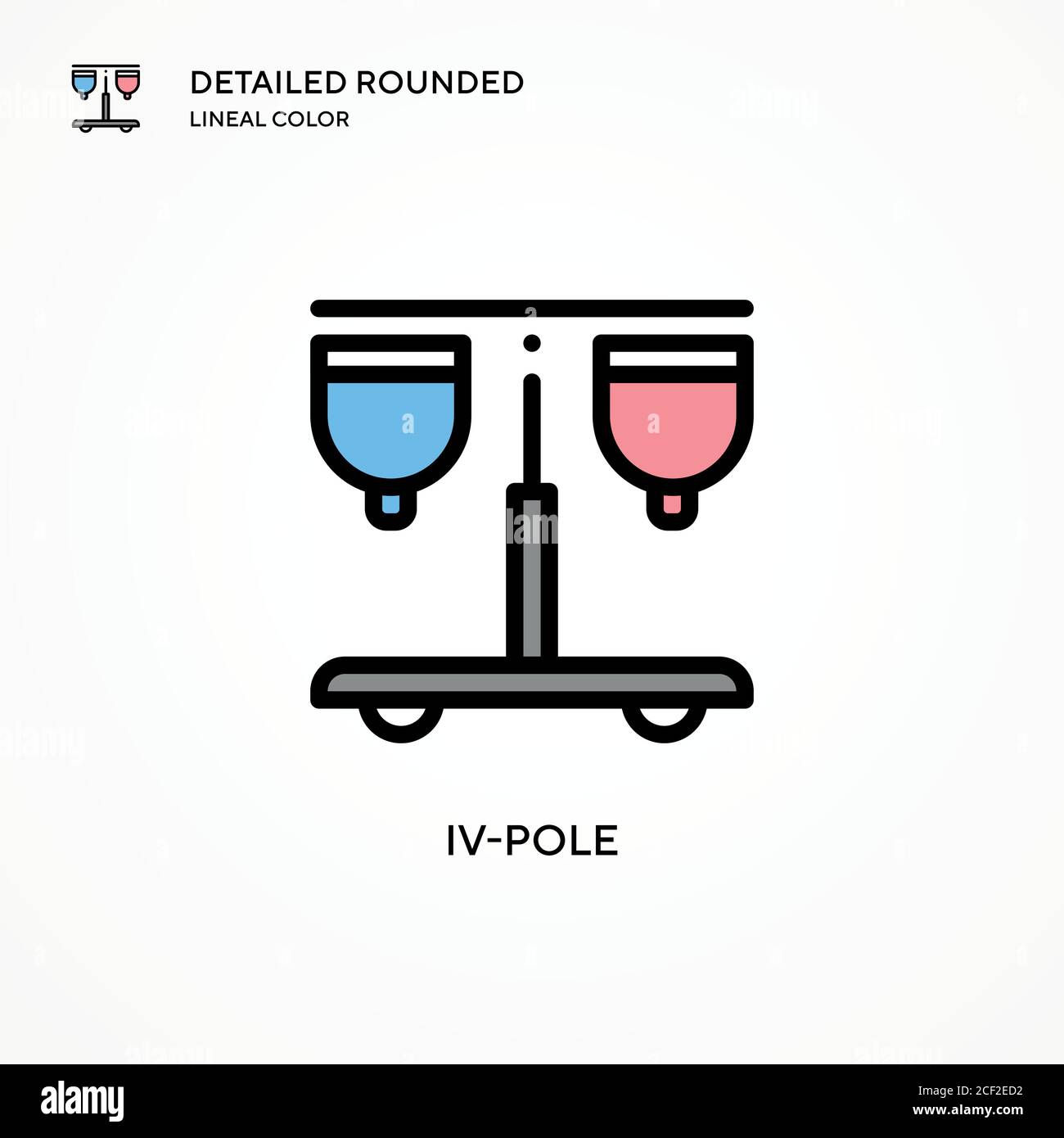 Ivpole vector icon. Modern vector illustration concepts. Easy to edit