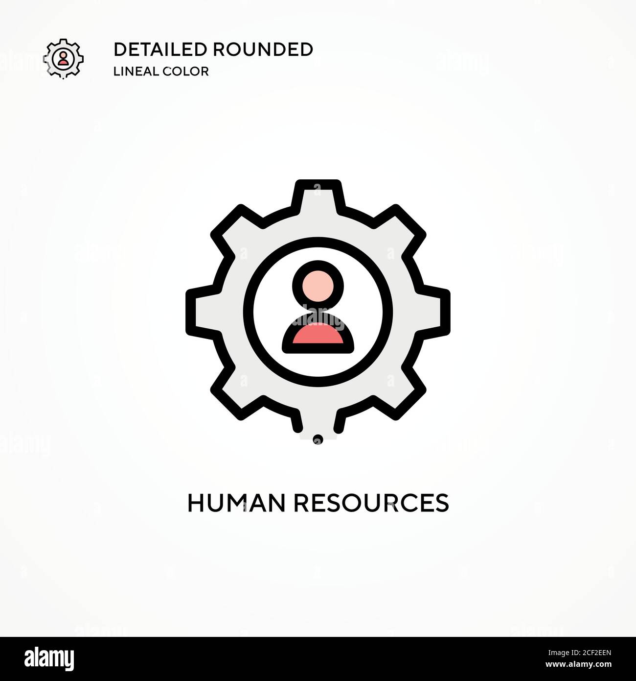 Human resources vector icon. Modern vector illustration concepts. Easy ...