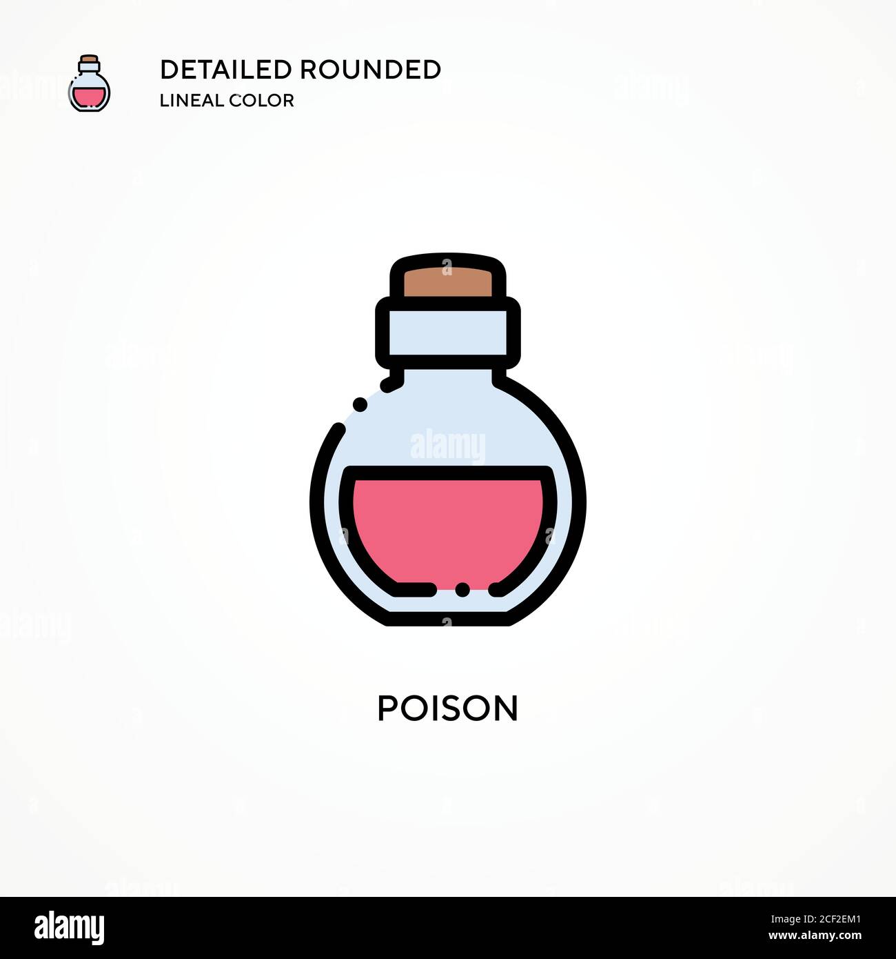 Poison vector icon. Modern vector illustration concepts. Easy to edit ...