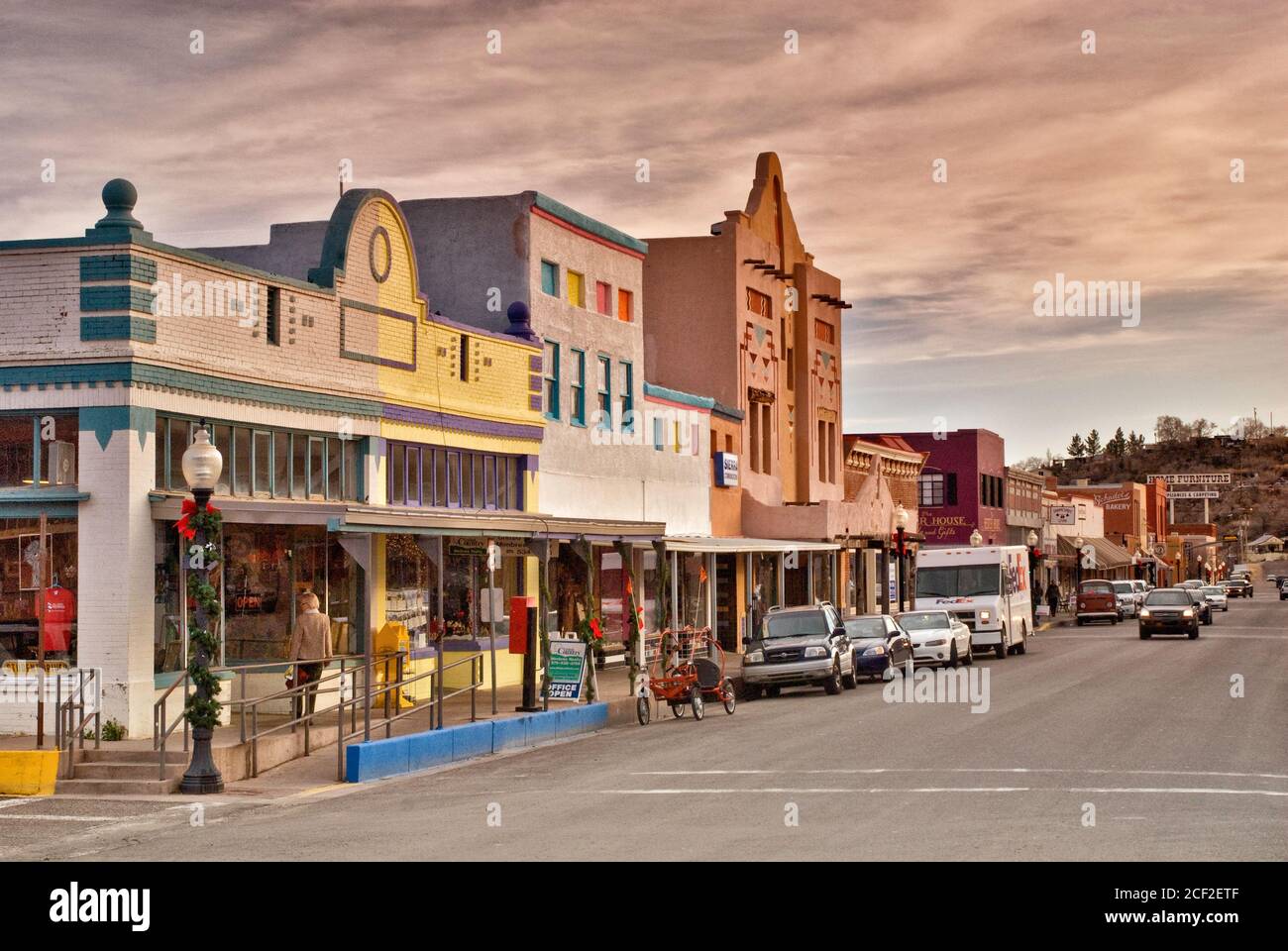 Bullard Street in Silver City, New Mexico, USA Stock Photo Alamy